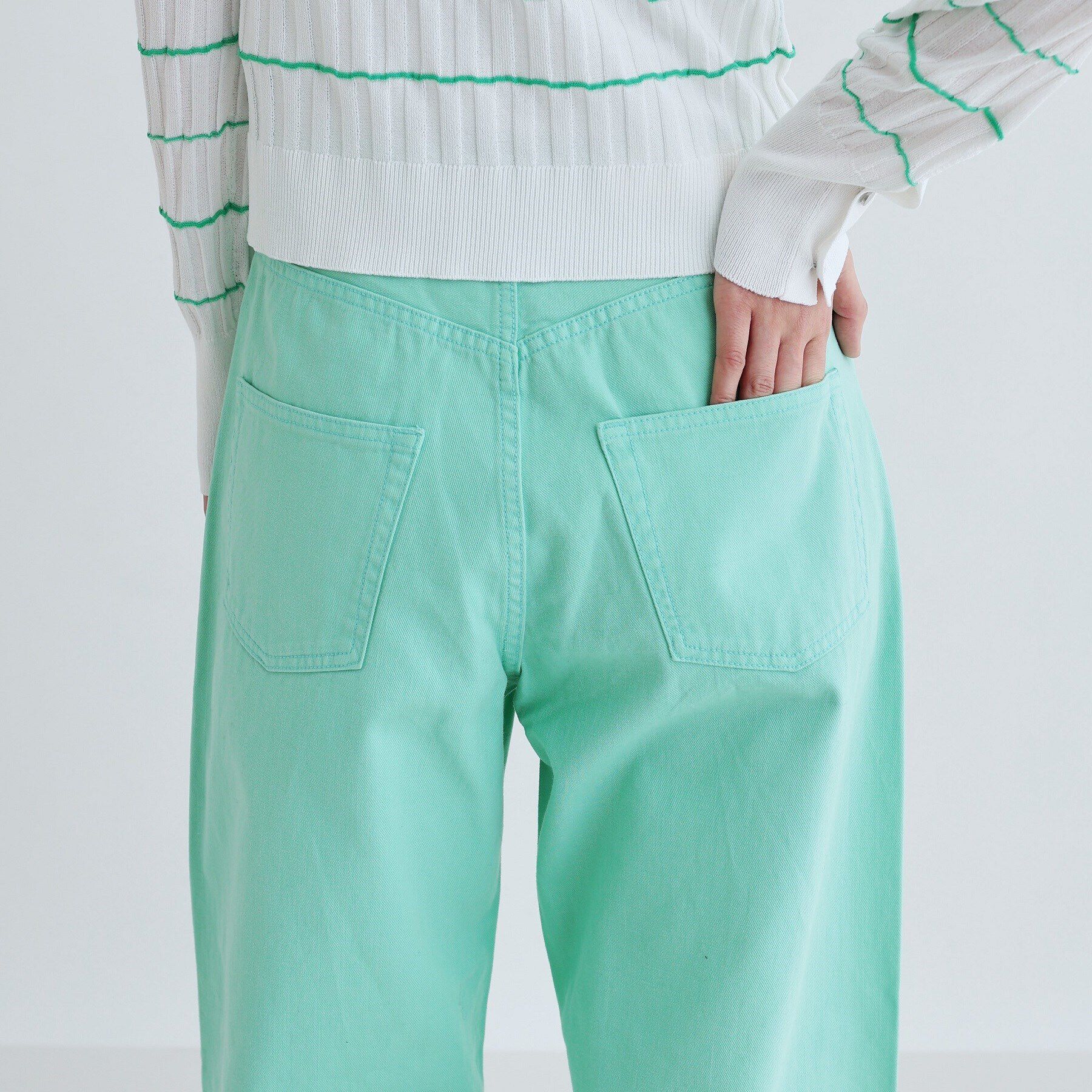 GALLEST「ワイドシームデニム」|デニム|