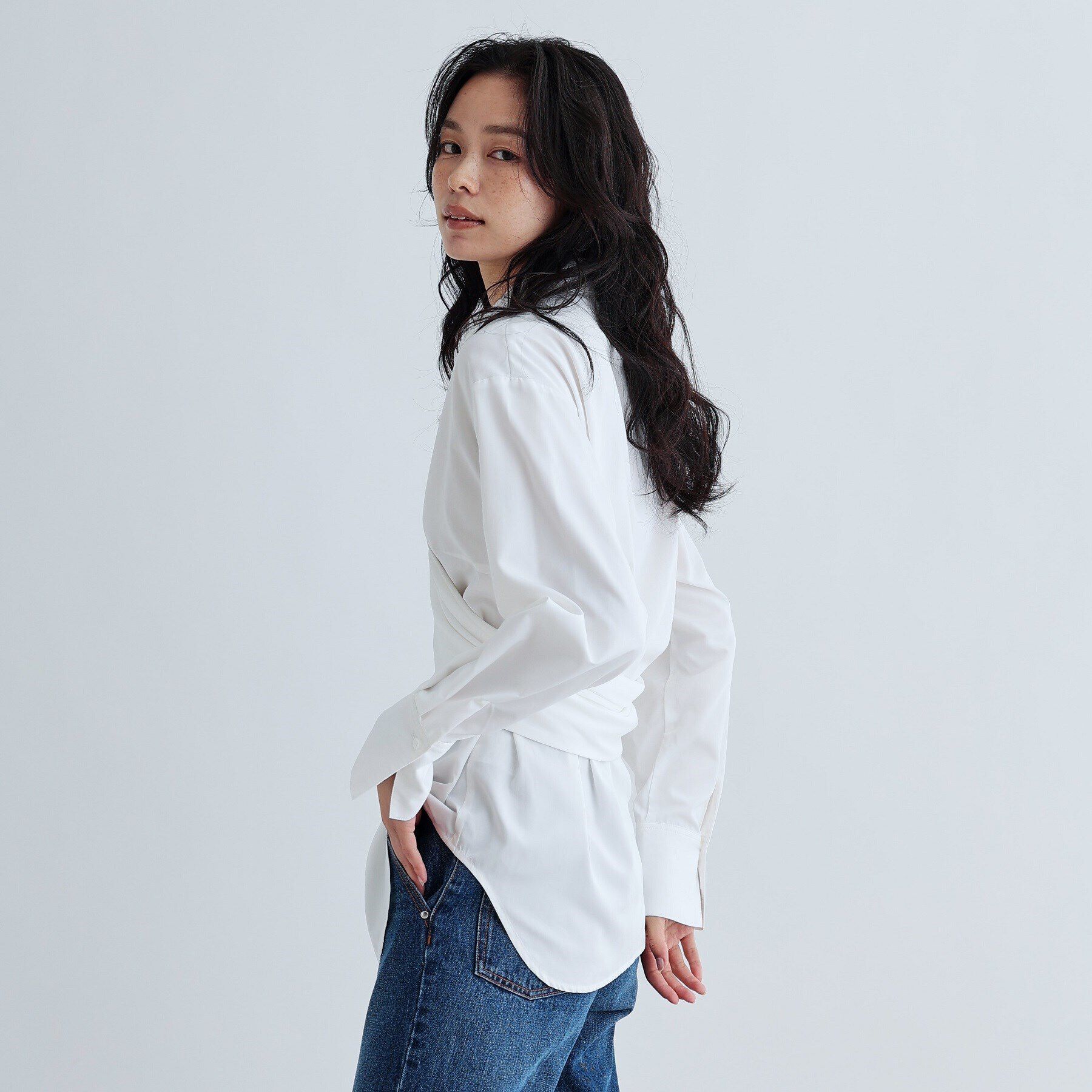 GALLEST「カシュクールシャツ」|シャツ・ブラウス|