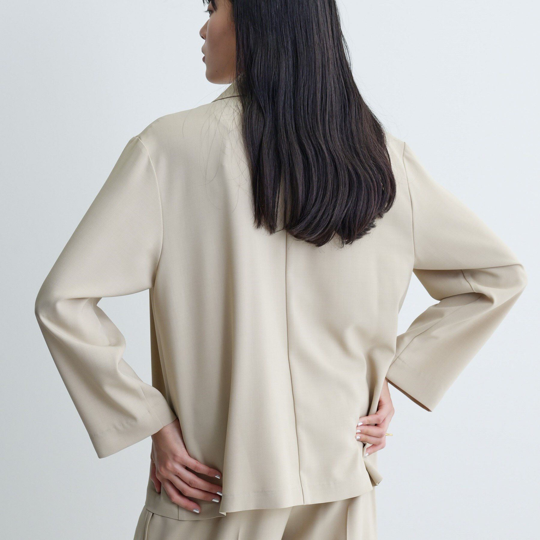 GALLEST「【セットアップ可】モードフィットダブルボタンジャケット【カセット服/オケージョン/通勤】」|テーラードジャケット|