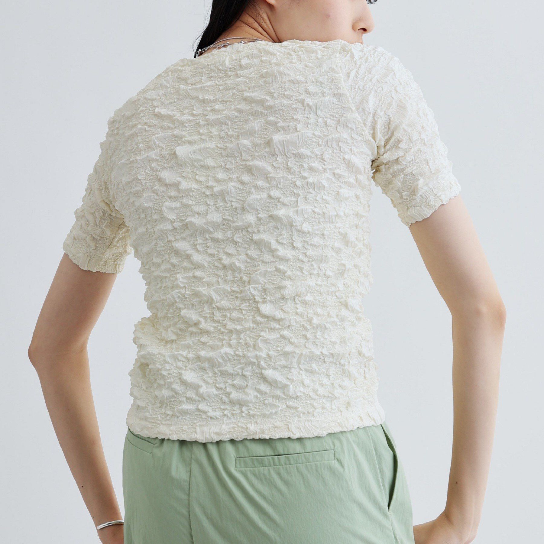 GALLEST「ふくれジャカードトップス」|Tシャツ・カットソー|