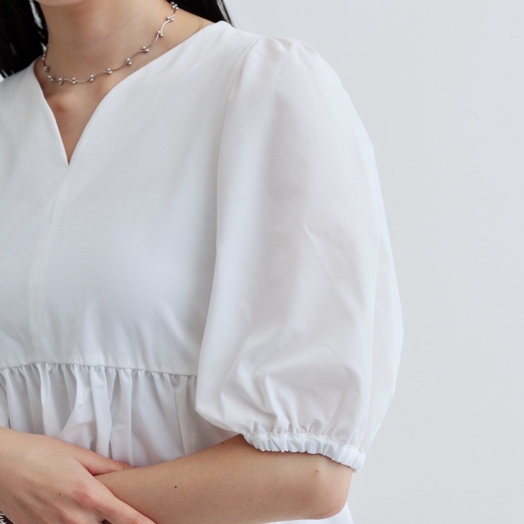 GALLEST「ハートネックペプラムカットソー」|Tシャツ・カットソー|