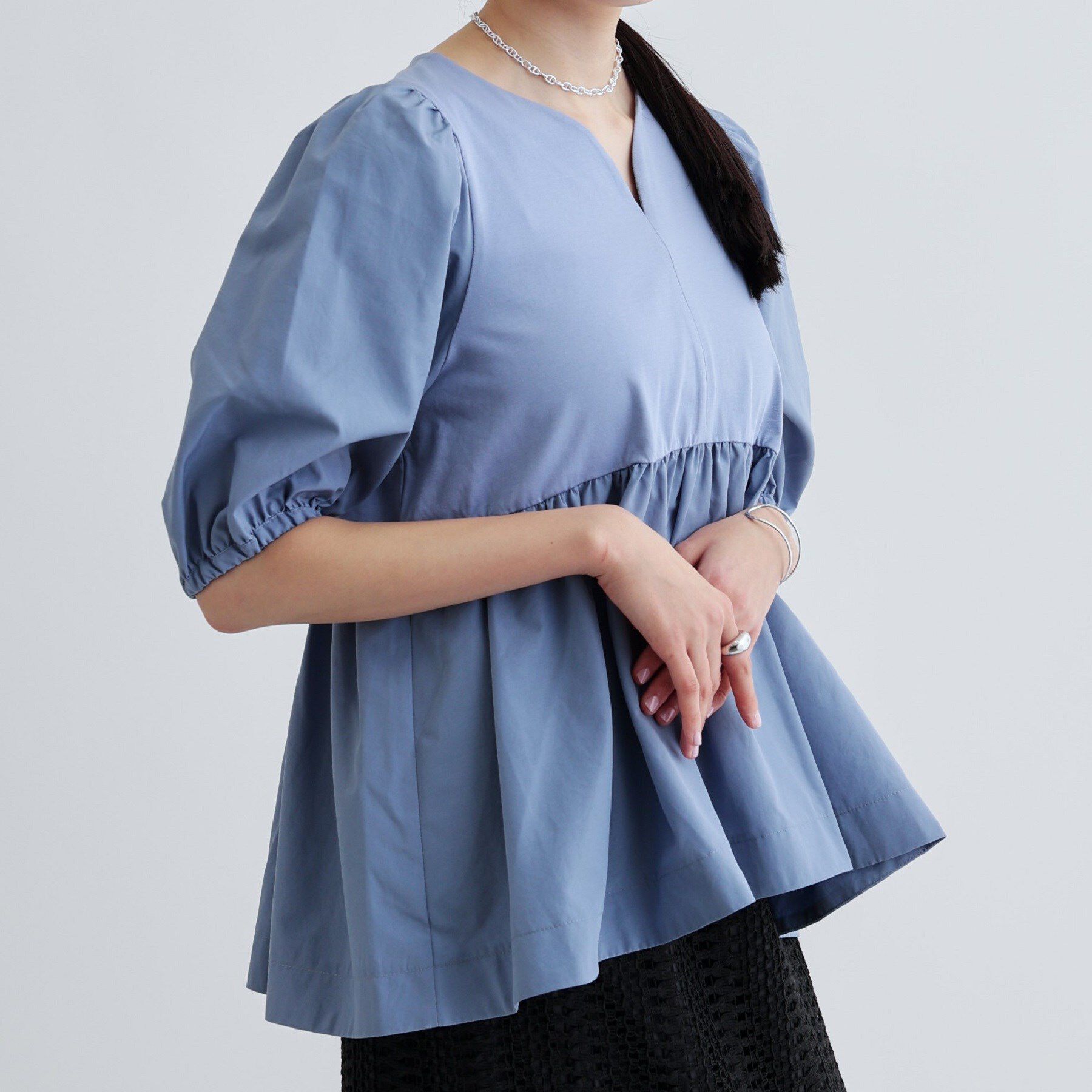 GALLEST「ハートネックペプラムカットソー」|Tシャツ・カットソー|