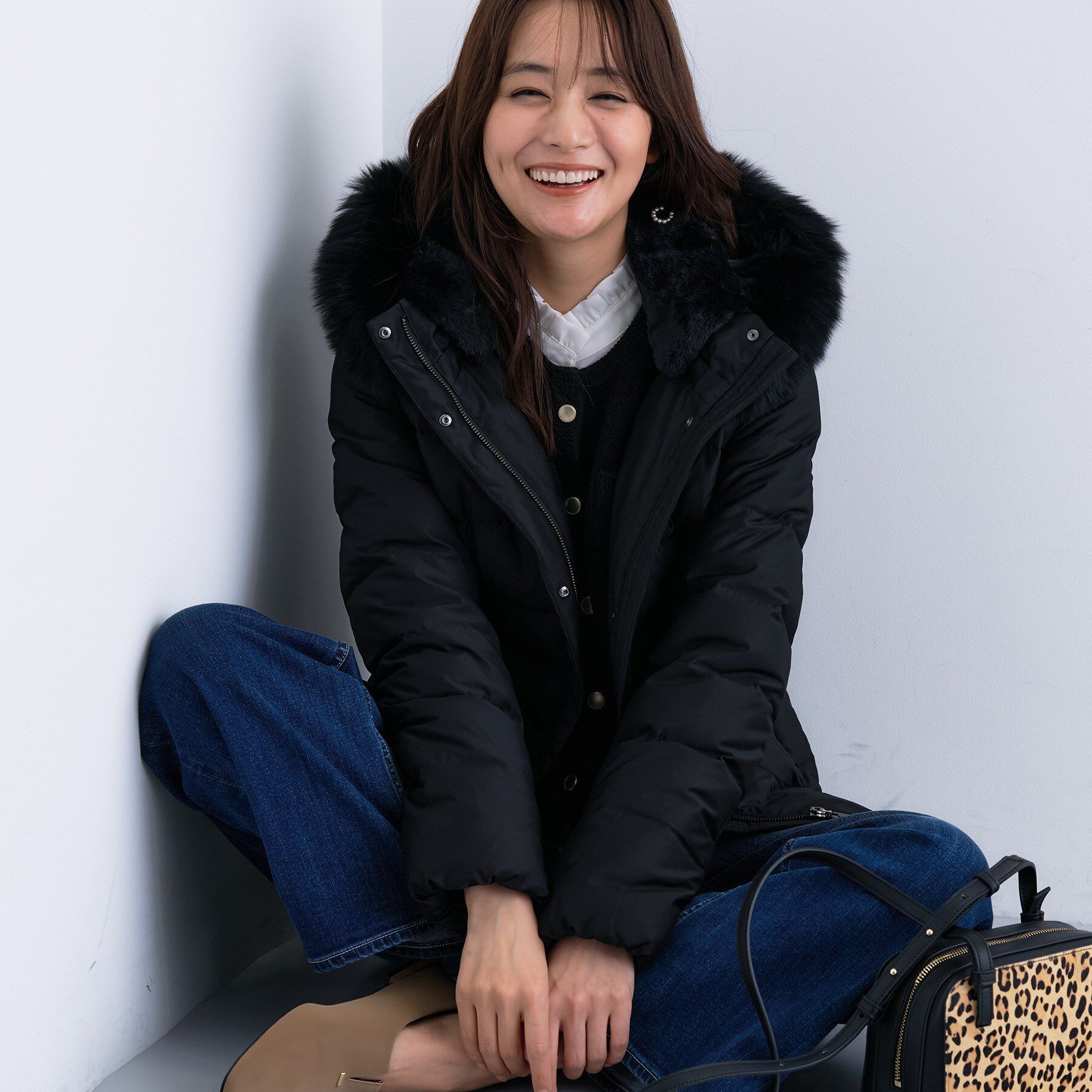 INDIVI「【名品／撥水／抗菌防臭】ショート丈リサイクルダウンコート」|ダウン|