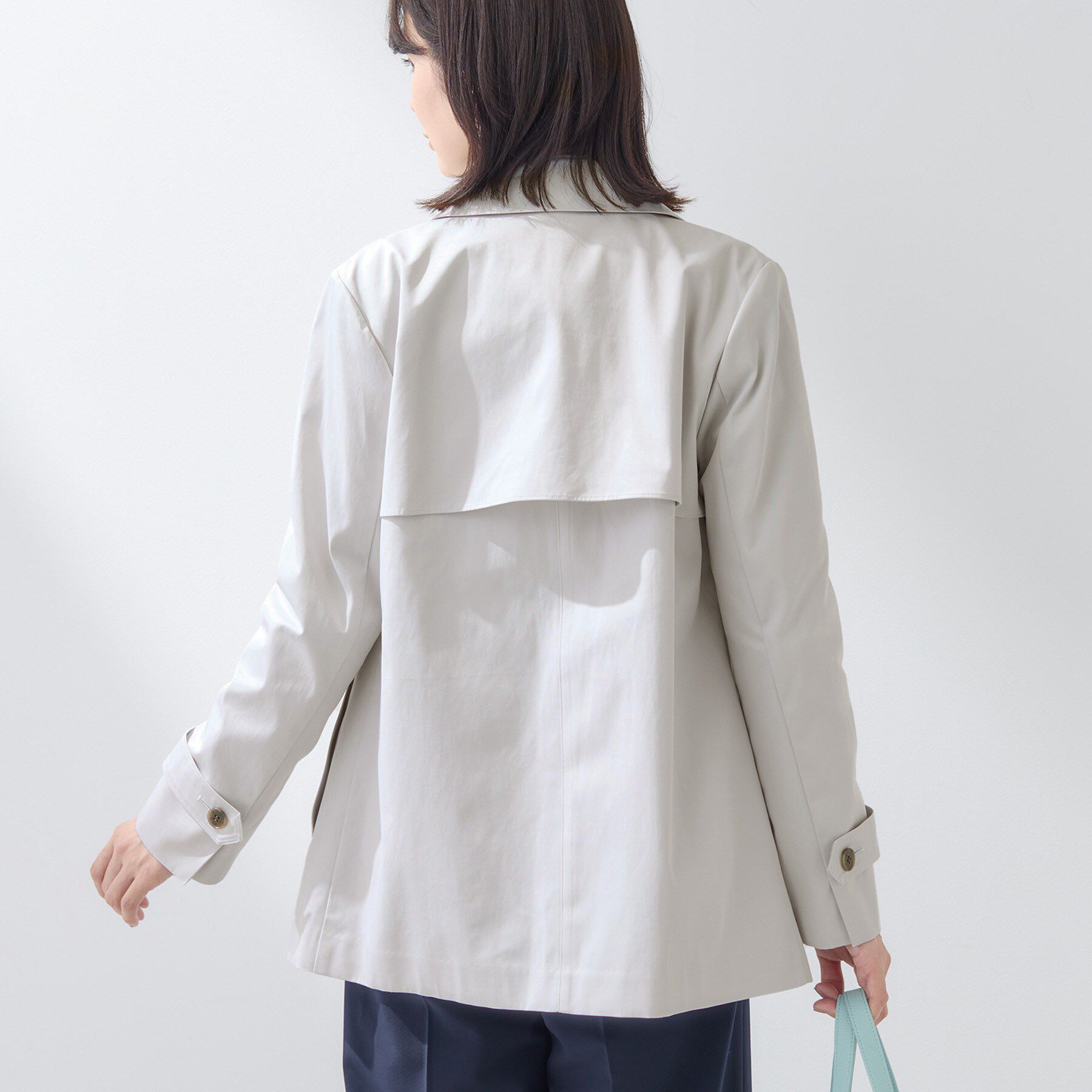 INDIVI「【花粉付着防止／撥水／UVケア】名品トレンチコート」|トレンチコート|