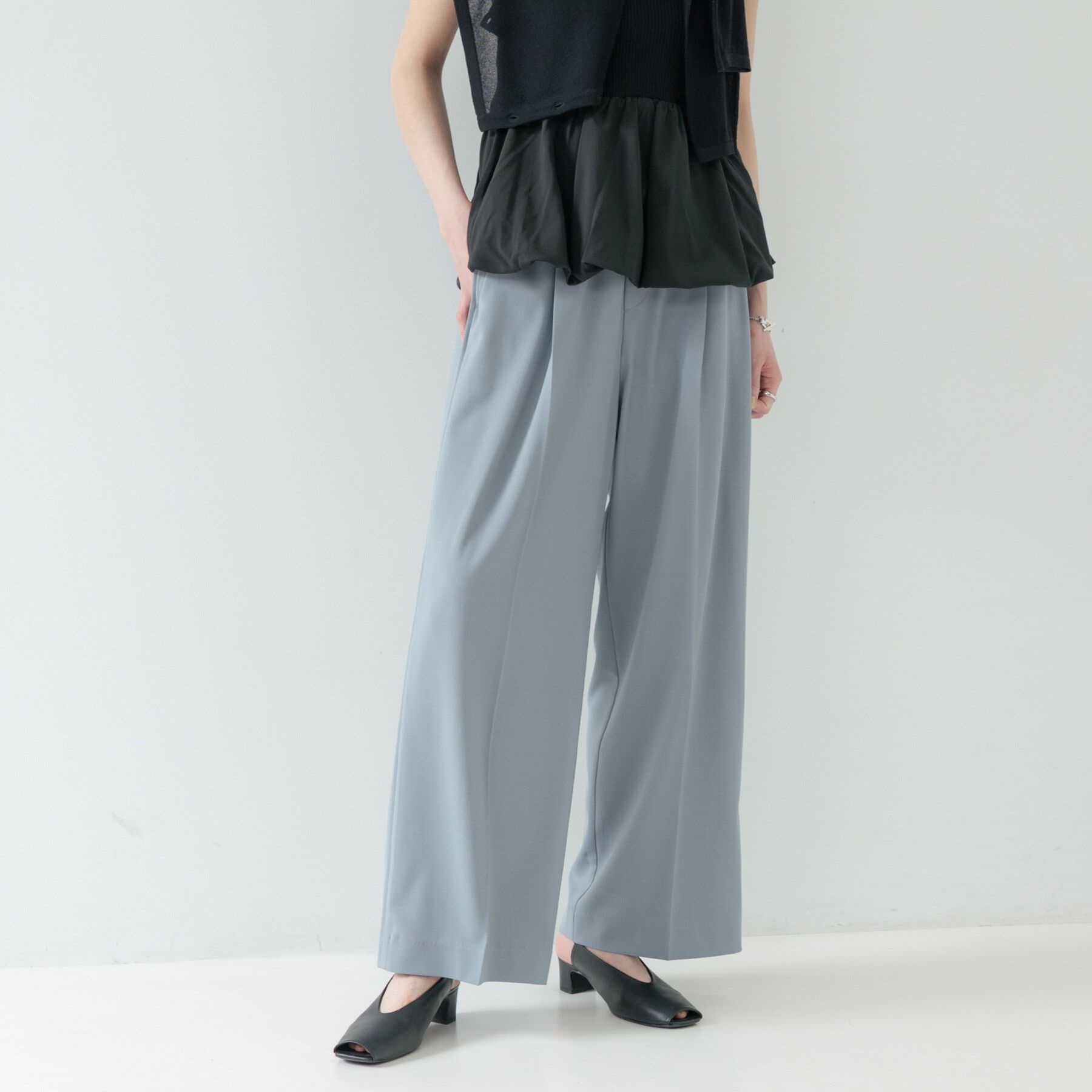 GALLEST「Comfy SET UP｜イージーストレートワイドパンツ【セットアップ対応／通勤／カセット服】」|その他|