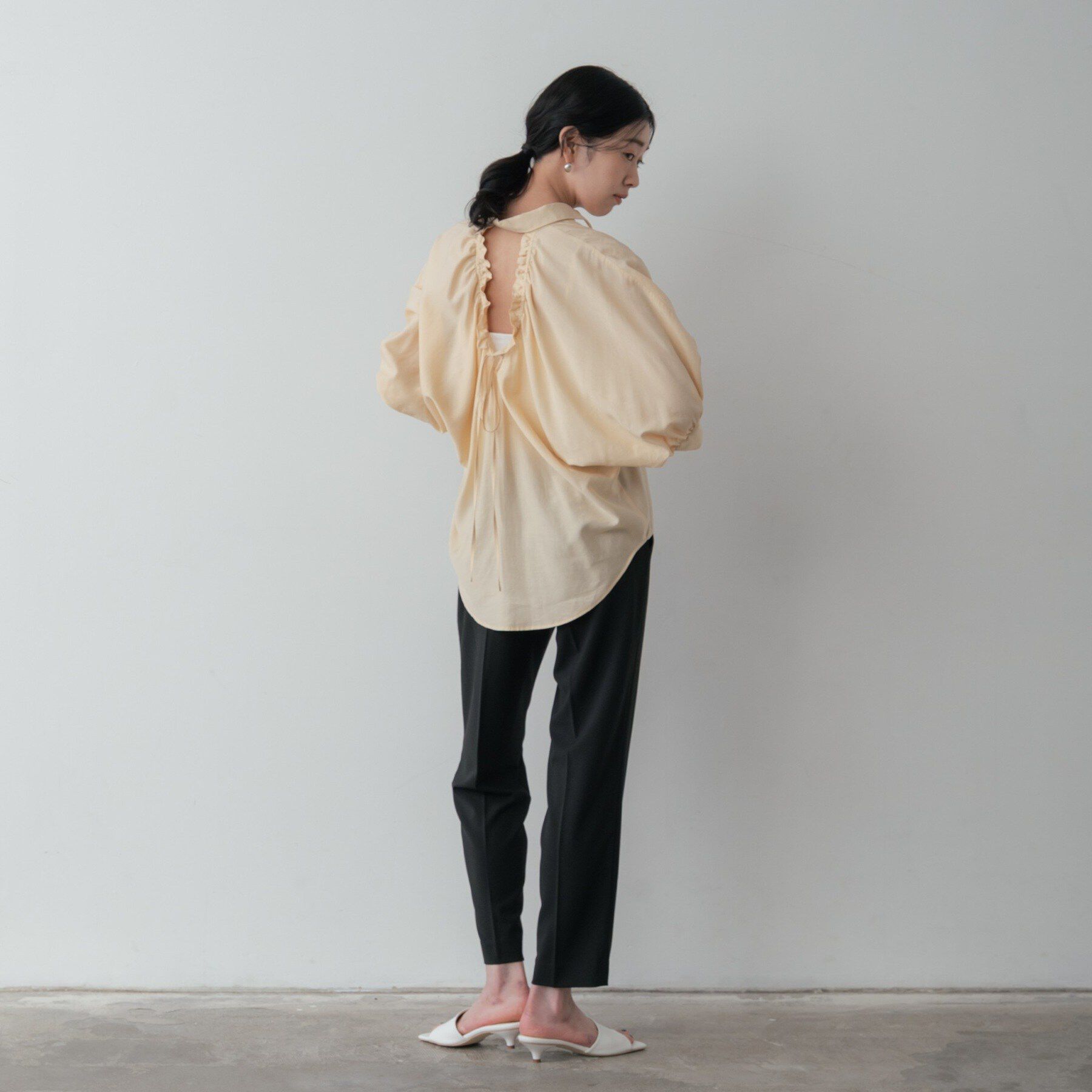 GALLEST「バックドロストブラウス」|シャツ・ブラウス|