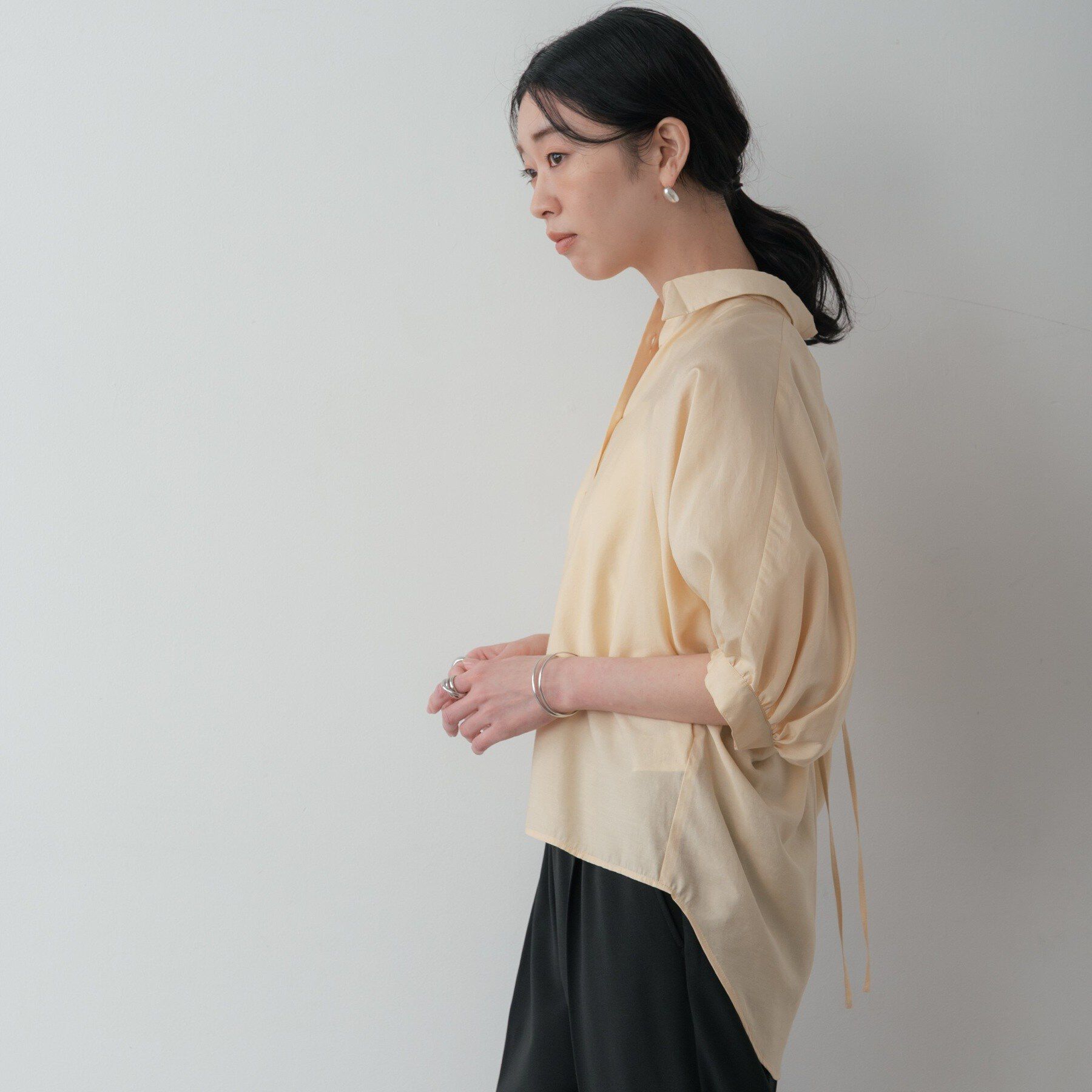 GALLEST「バックドロストブラウス」|シャツ・ブラウス|