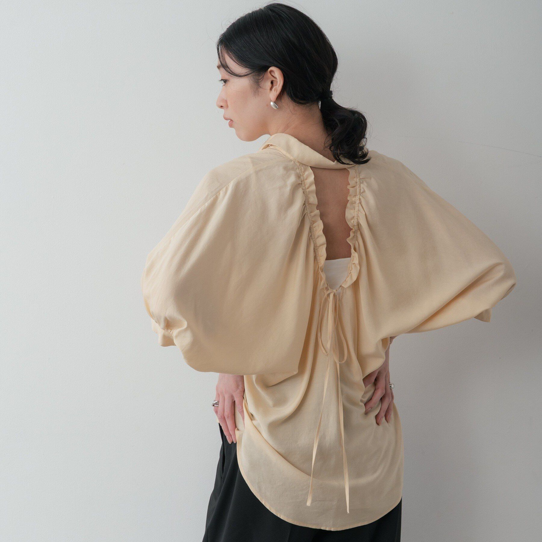 GALLEST「バックドロストブラウス」|シャツ・ブラウス|