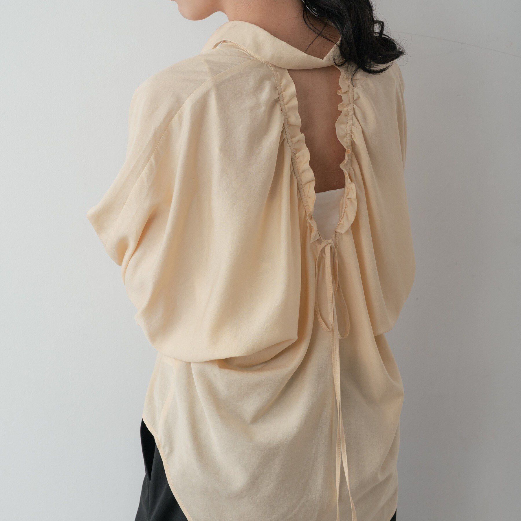 GALLEST「バックドロストブラウス」|シャツ・ブラウス|