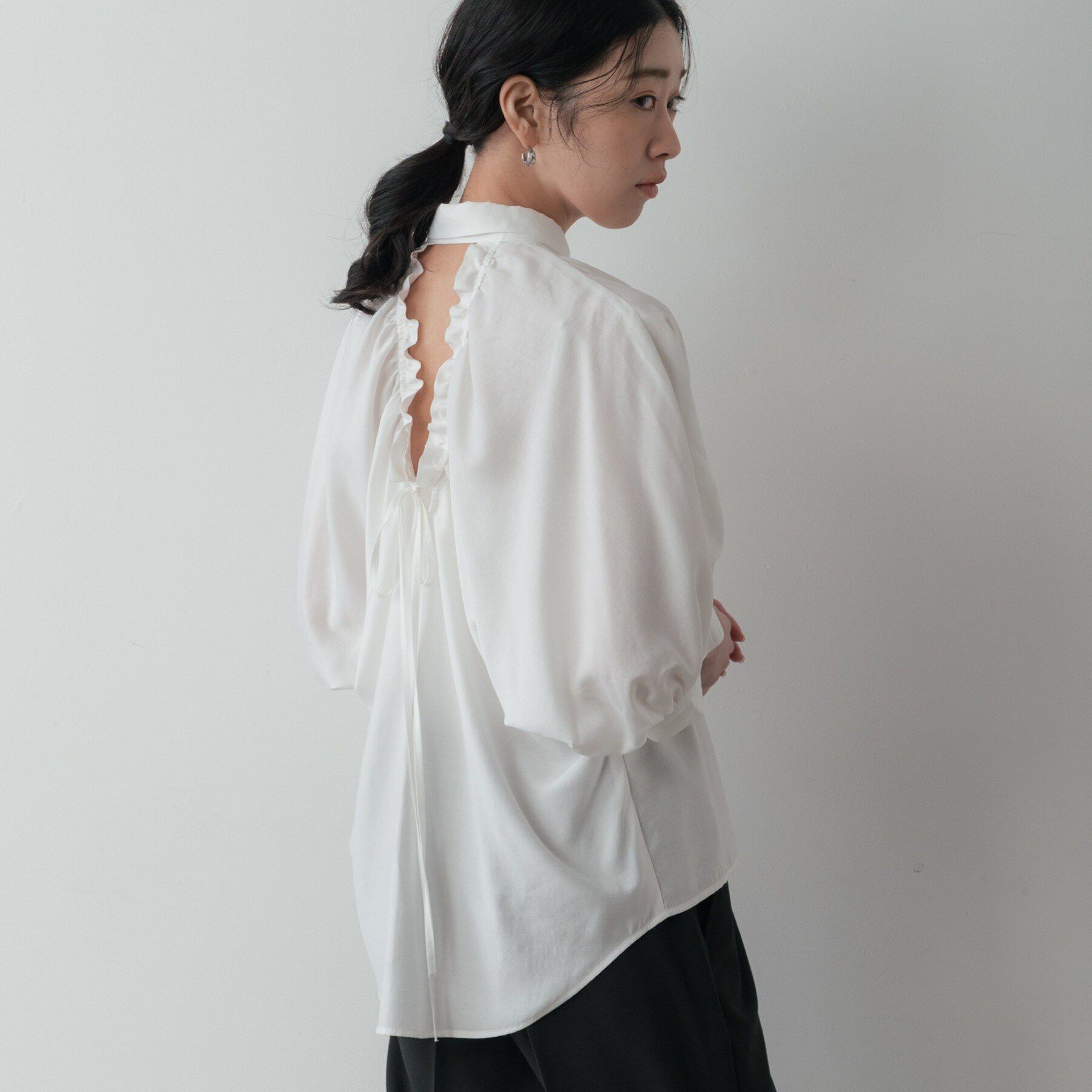 GALLEST「バックドロストブラウス」|シャツ・ブラウス|