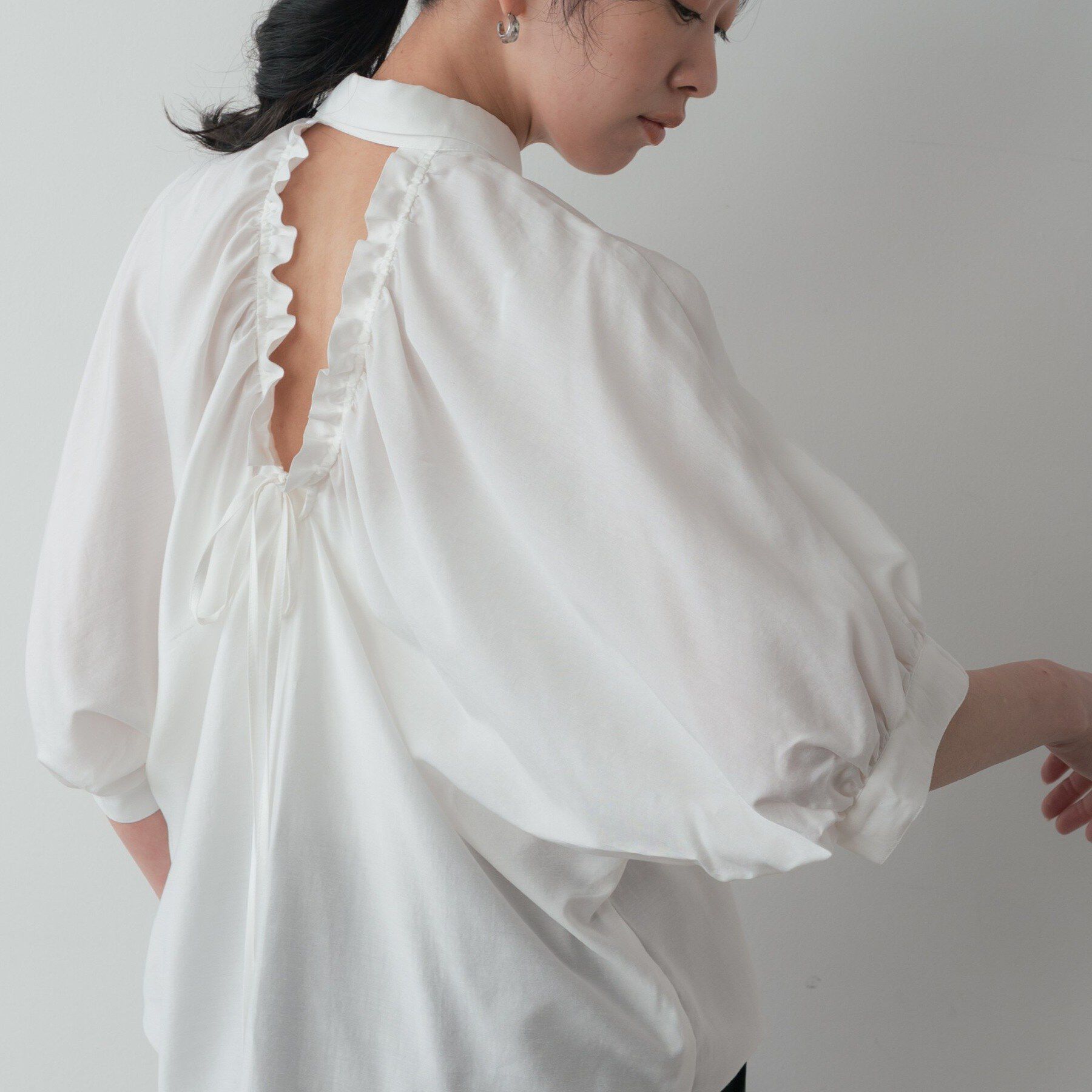 GALLEST「バックドロストブラウス」|シャツ・ブラウス|