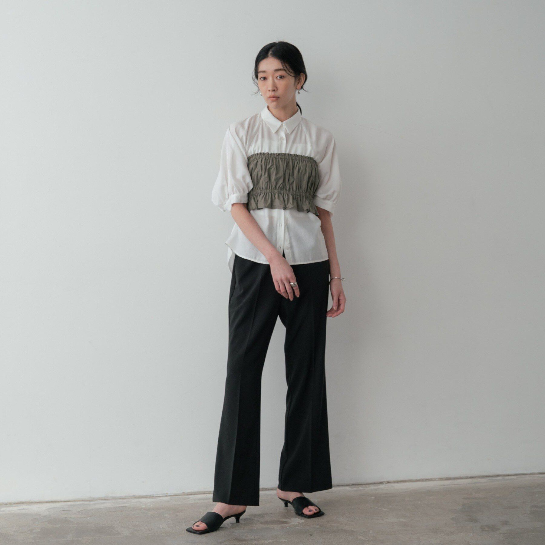 GALLEST「バックドロストブラウス」|シャツ・ブラウス|