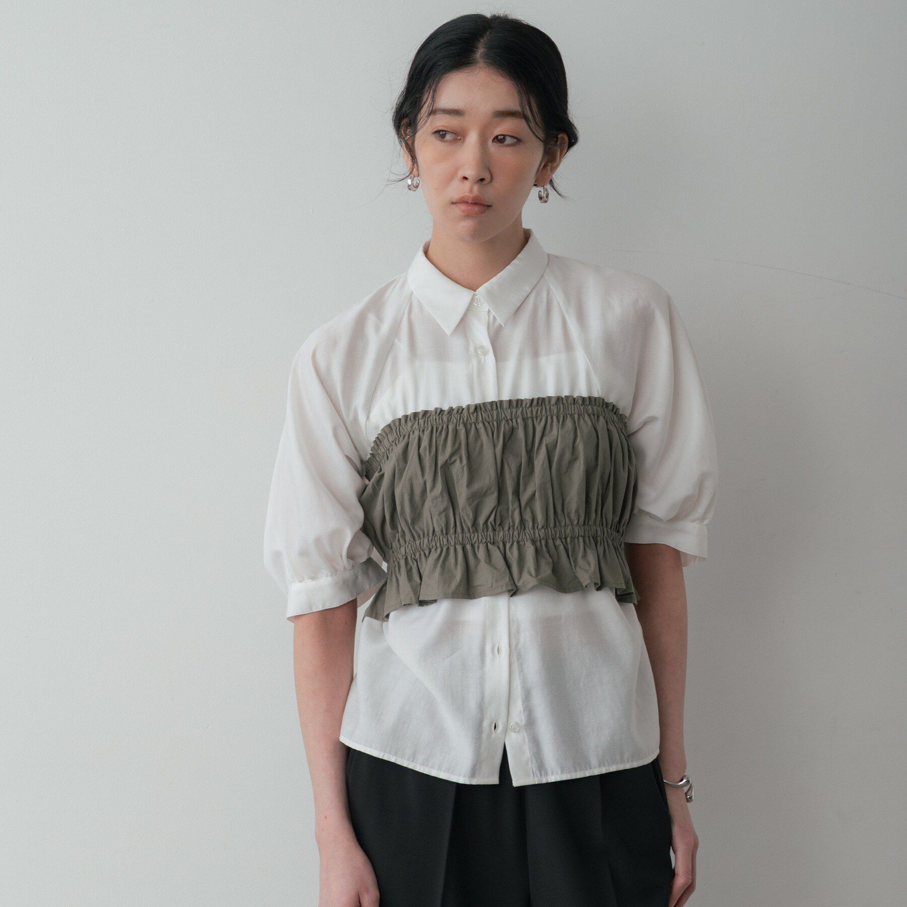 GALLEST「バックドロストブラウス」|シャツ・ブラウス|
