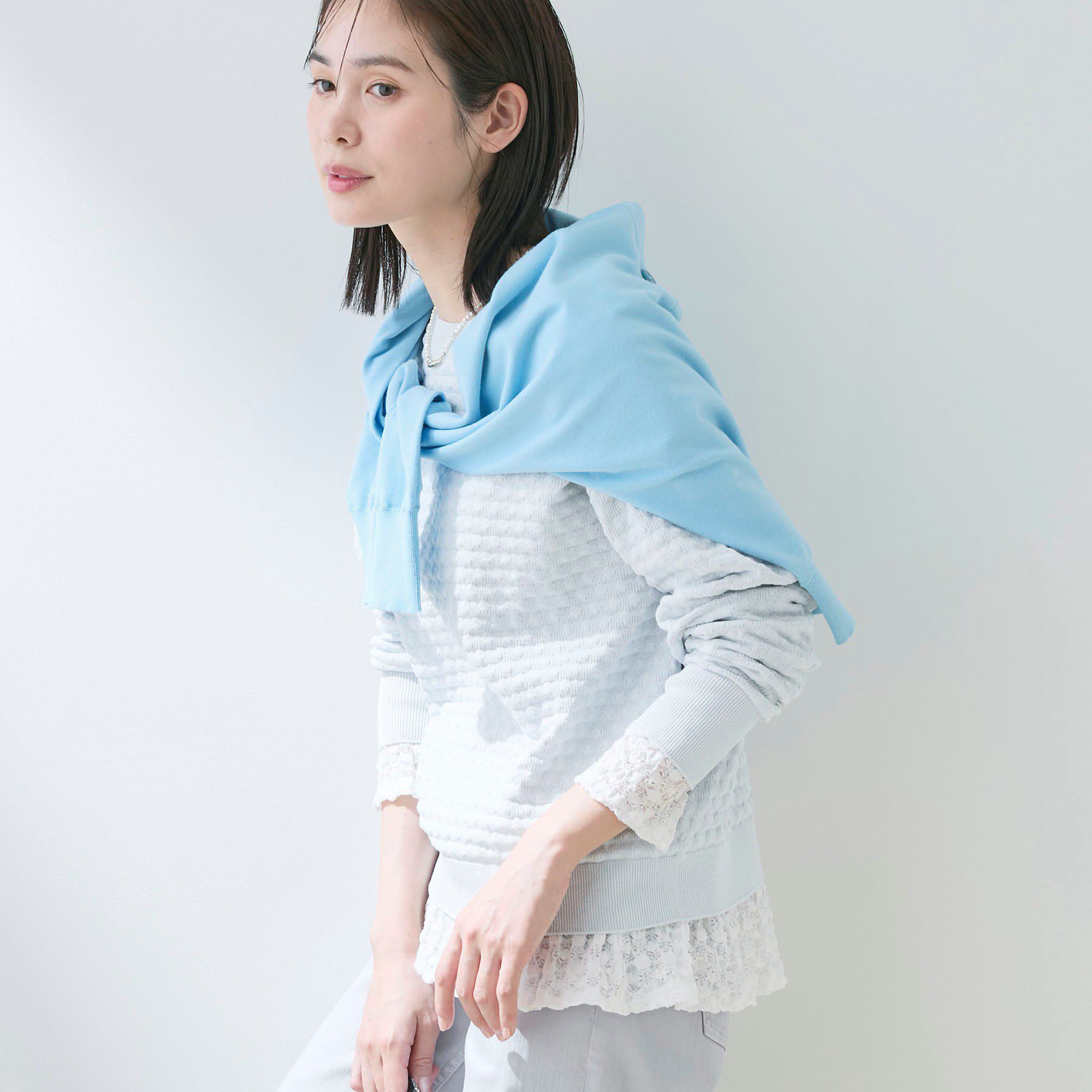 INDIVI「【洗える／凹凸編み】ジャカードニット」|ニット・セーター|