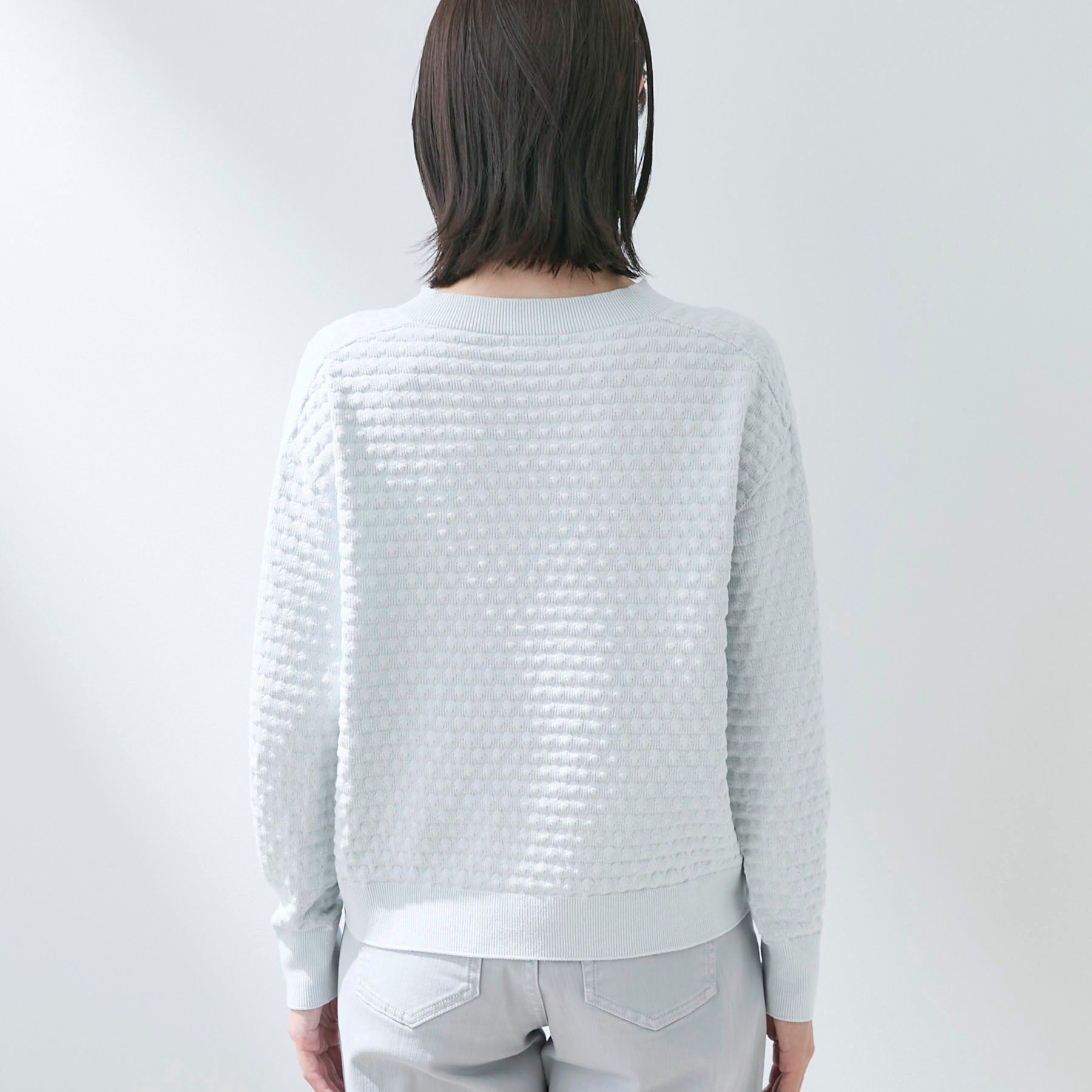 INDIVI「【洗える／凹凸編み】ジャカードニット」|ニット・セーター|