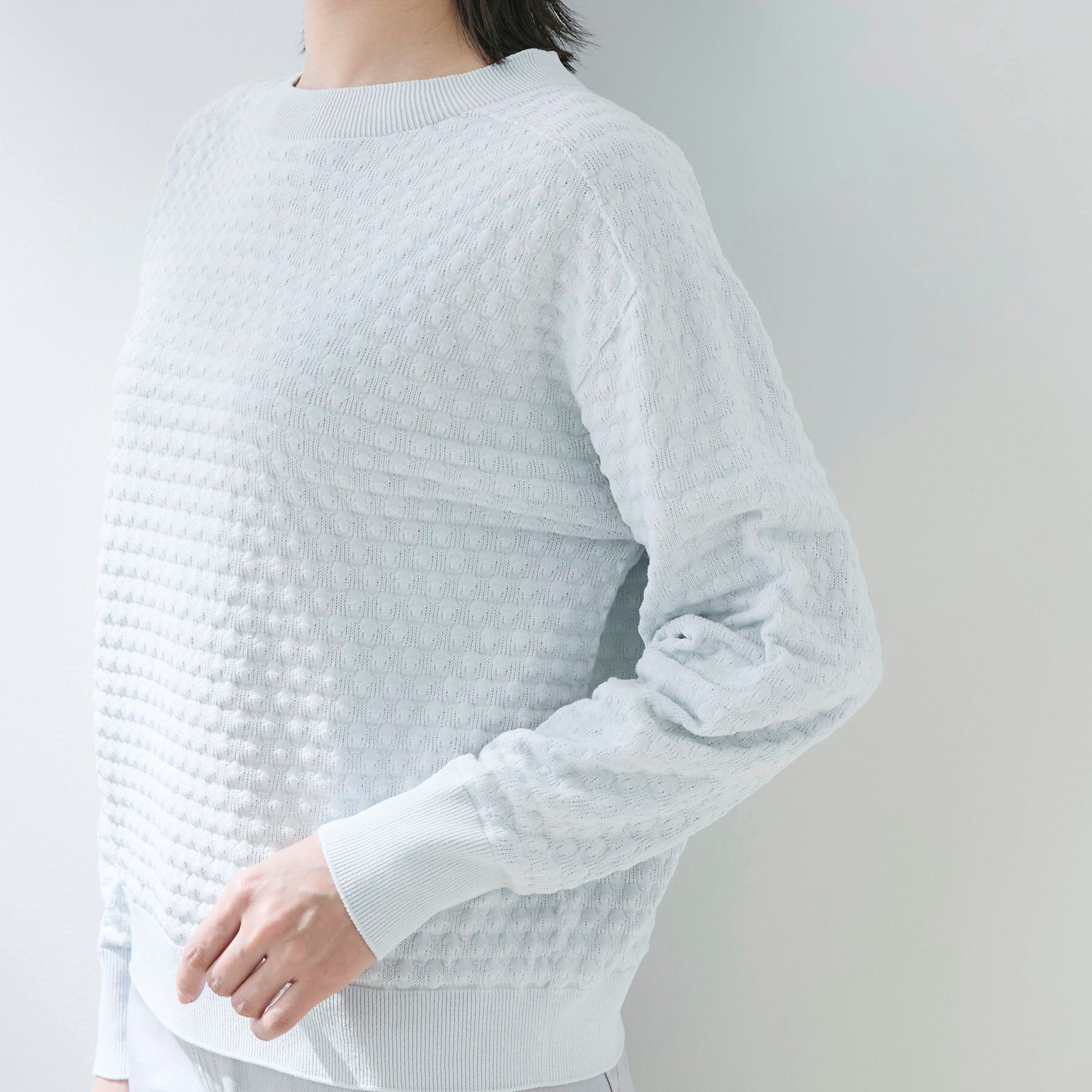 INDIVI「【洗える／凹凸編み】ジャカードニット」|ニット・セーター|