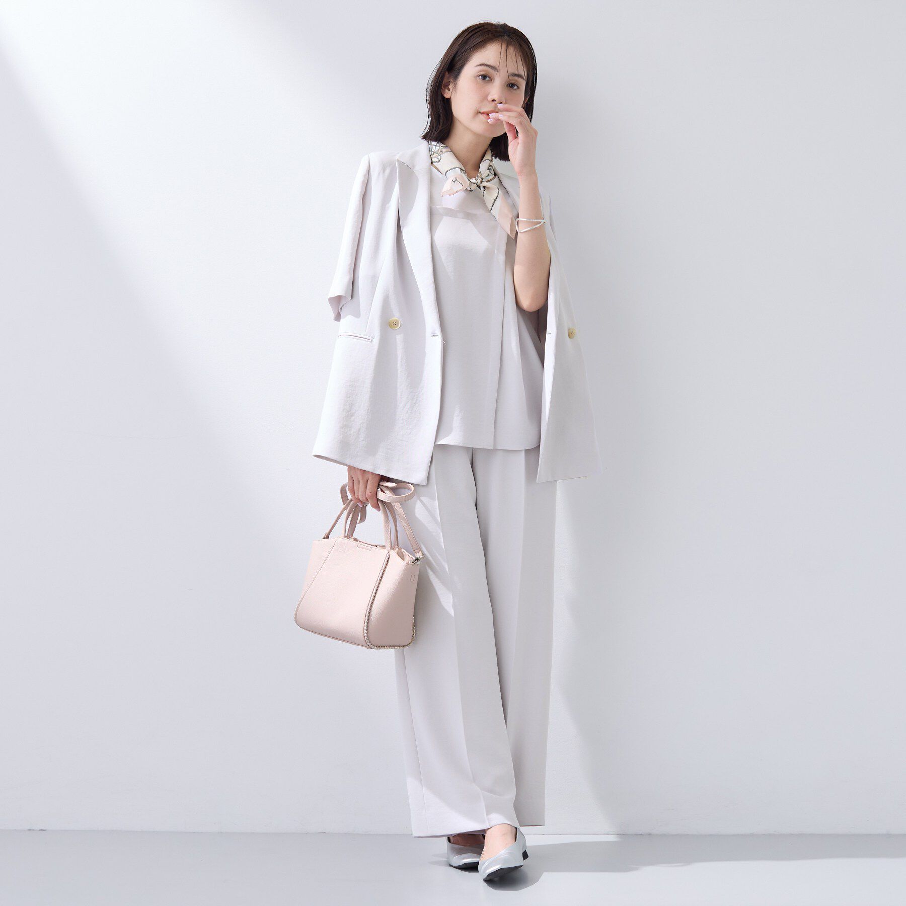 INDIVI「【着る日傘／SETUP可能】ビスチェレイヤード風トップス」|Tシャツ・カットソー|