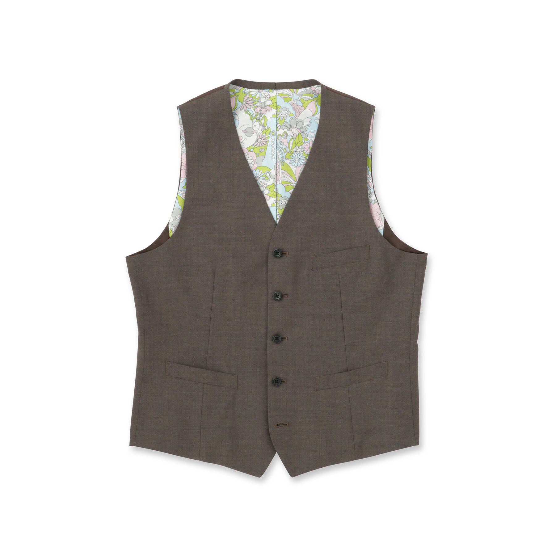 TAKEO KIKUCHI「【BOWLER HAT LABEL】TWトロピカルシャンブレー JAZZベスト」|スーツ|