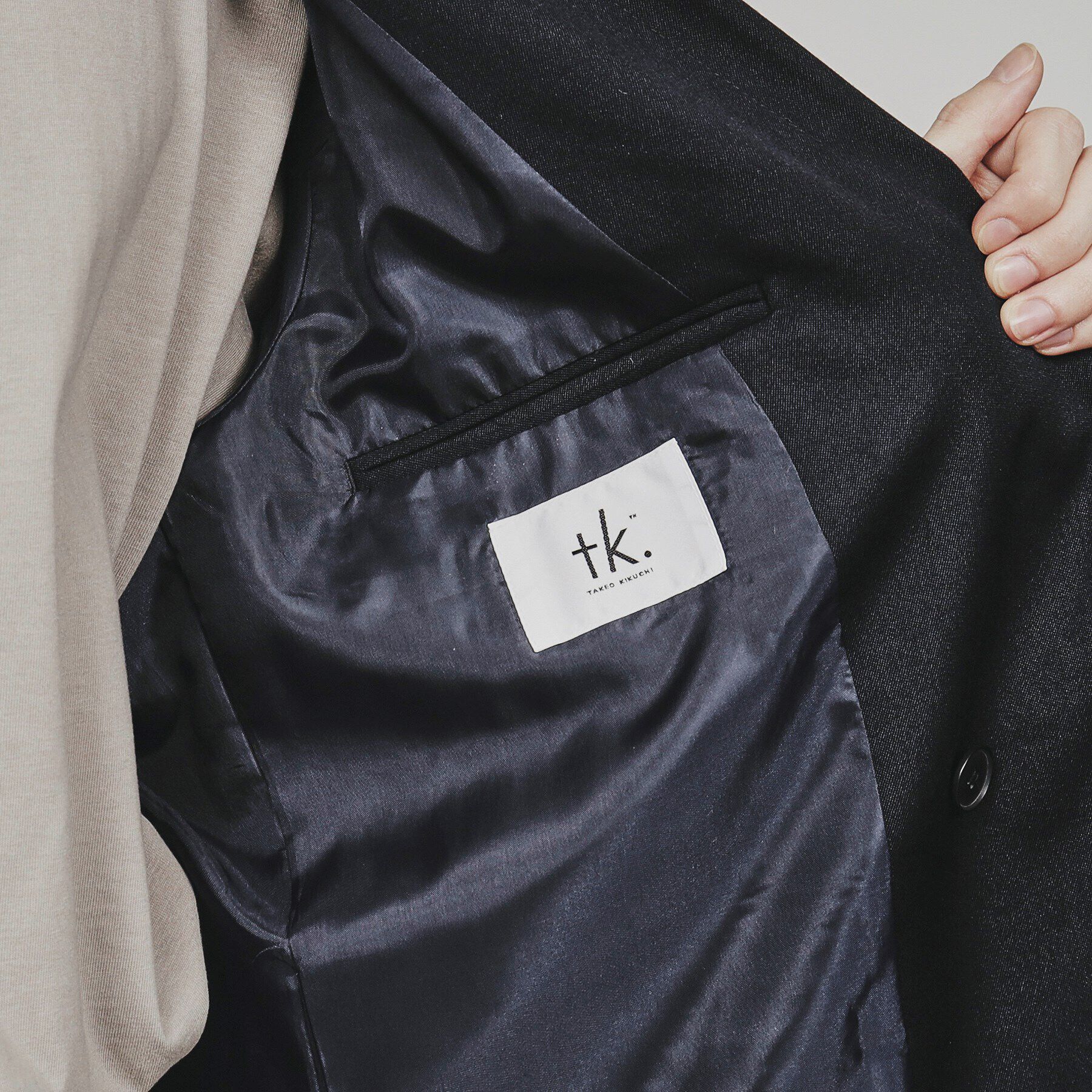 tk.TAKEO KIKUCHI「キャバリーツイルジャケット」|テーラードジャケット|