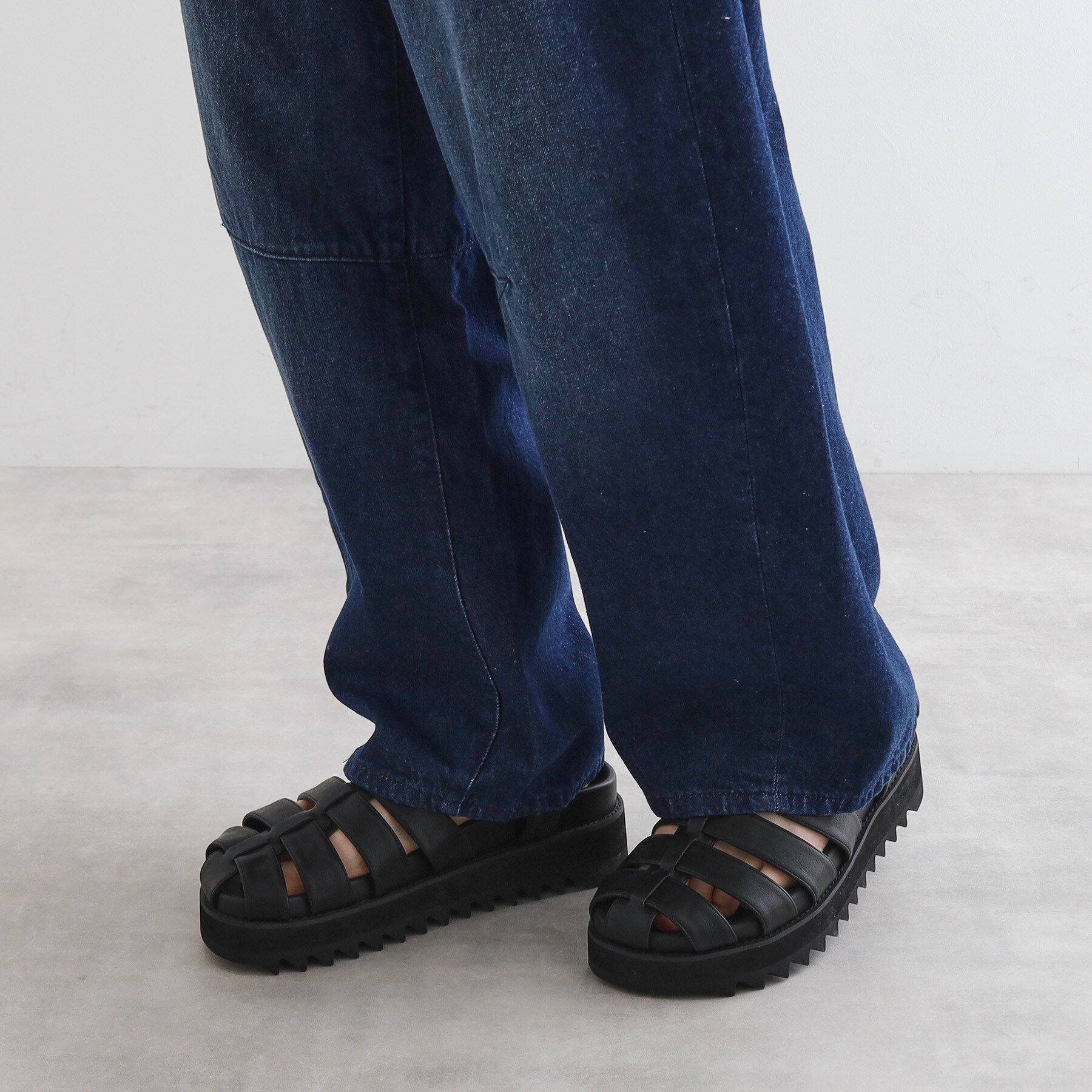 tk.TAKEO KIKUCHI「身長＋4.2cmアソートシャークソールボリュームサンダル」|サンダル|