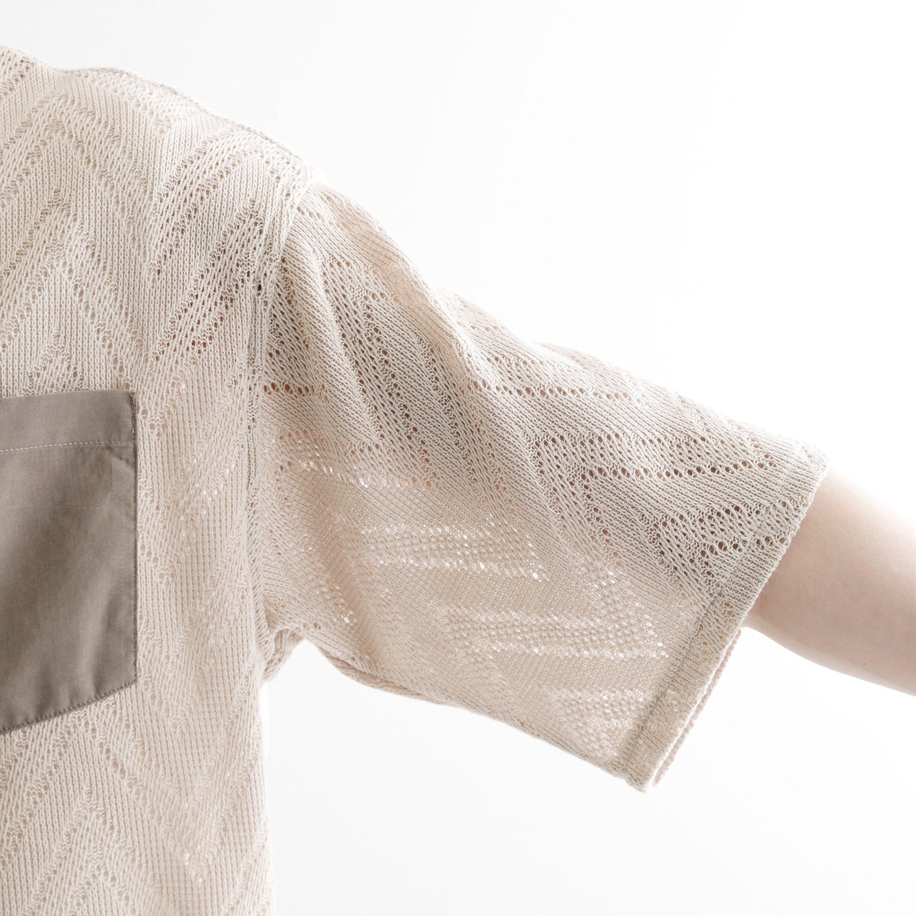 tk.TAKEO KIKUCHI「ダブルレース5分袖シャツ」|シャツ・ブラウス|