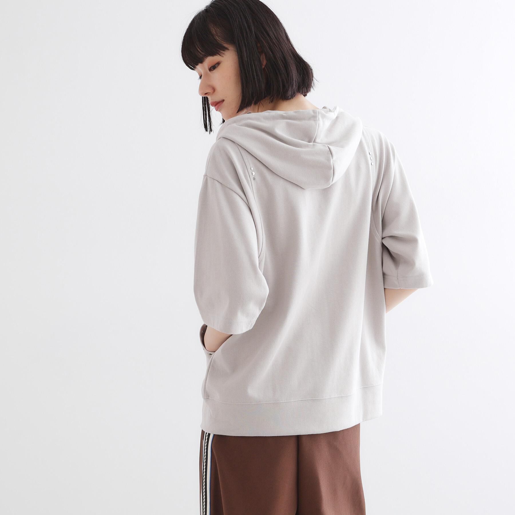 tk.TAKEO KIKUCHI「スタッズ ダブルZIPパーカ」|パーカー|