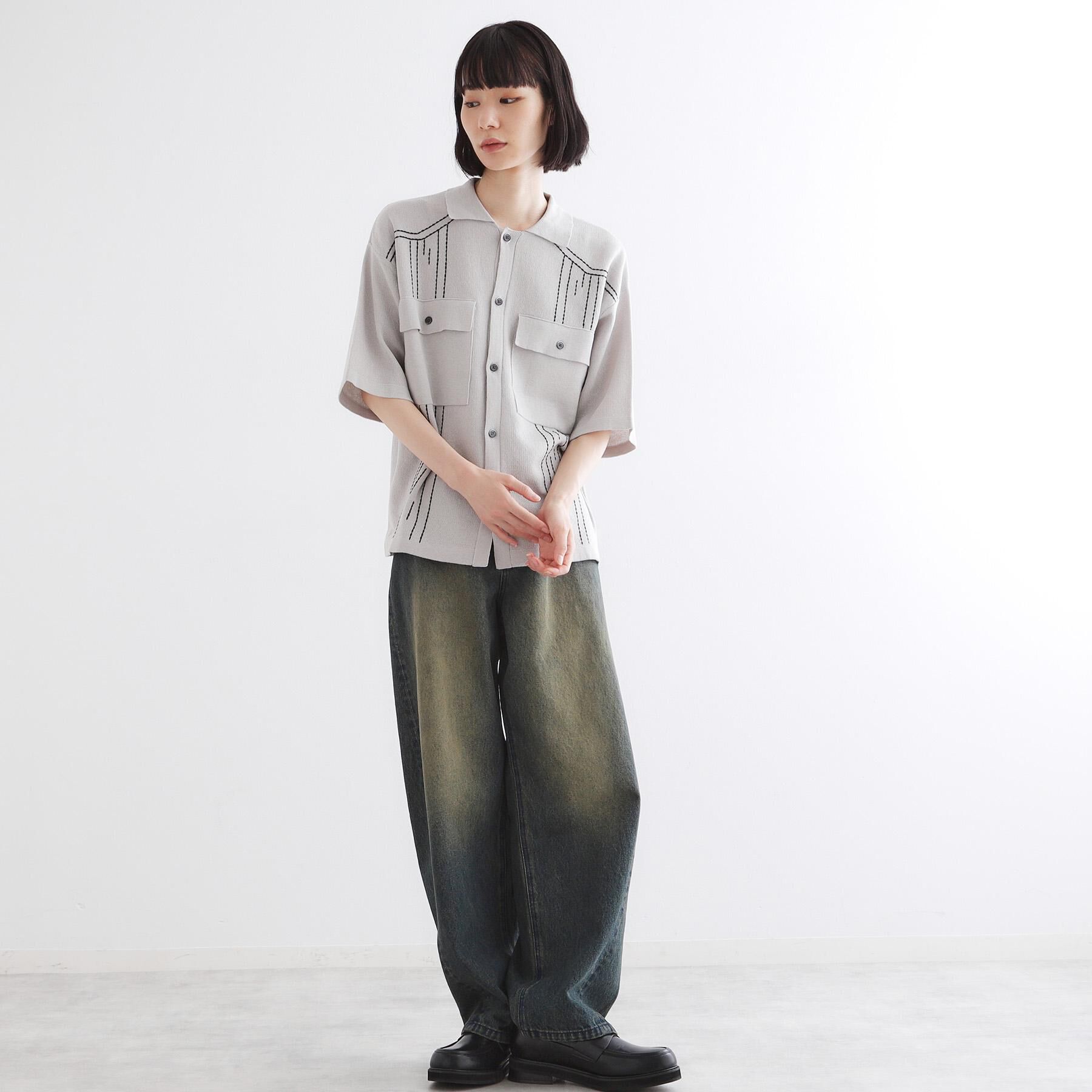 tk.TAKEO KIKUCHI「バレルシルエットパンツ（デニム＆カラーパンツ）」|その他|