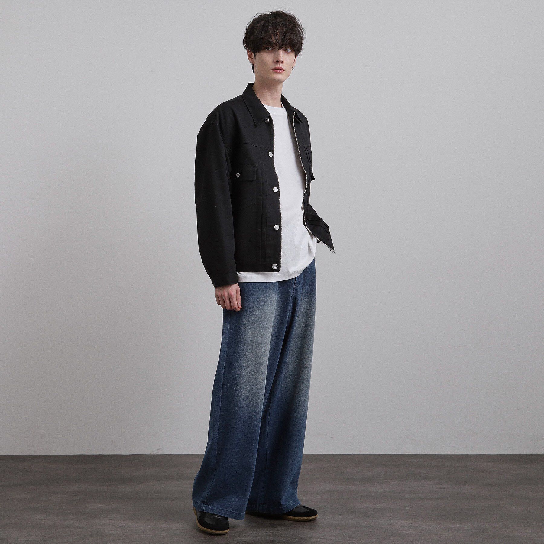 tk.TAKEO KIKUCHI「スーパーワイドバギーデニムパンツ」|デニム|