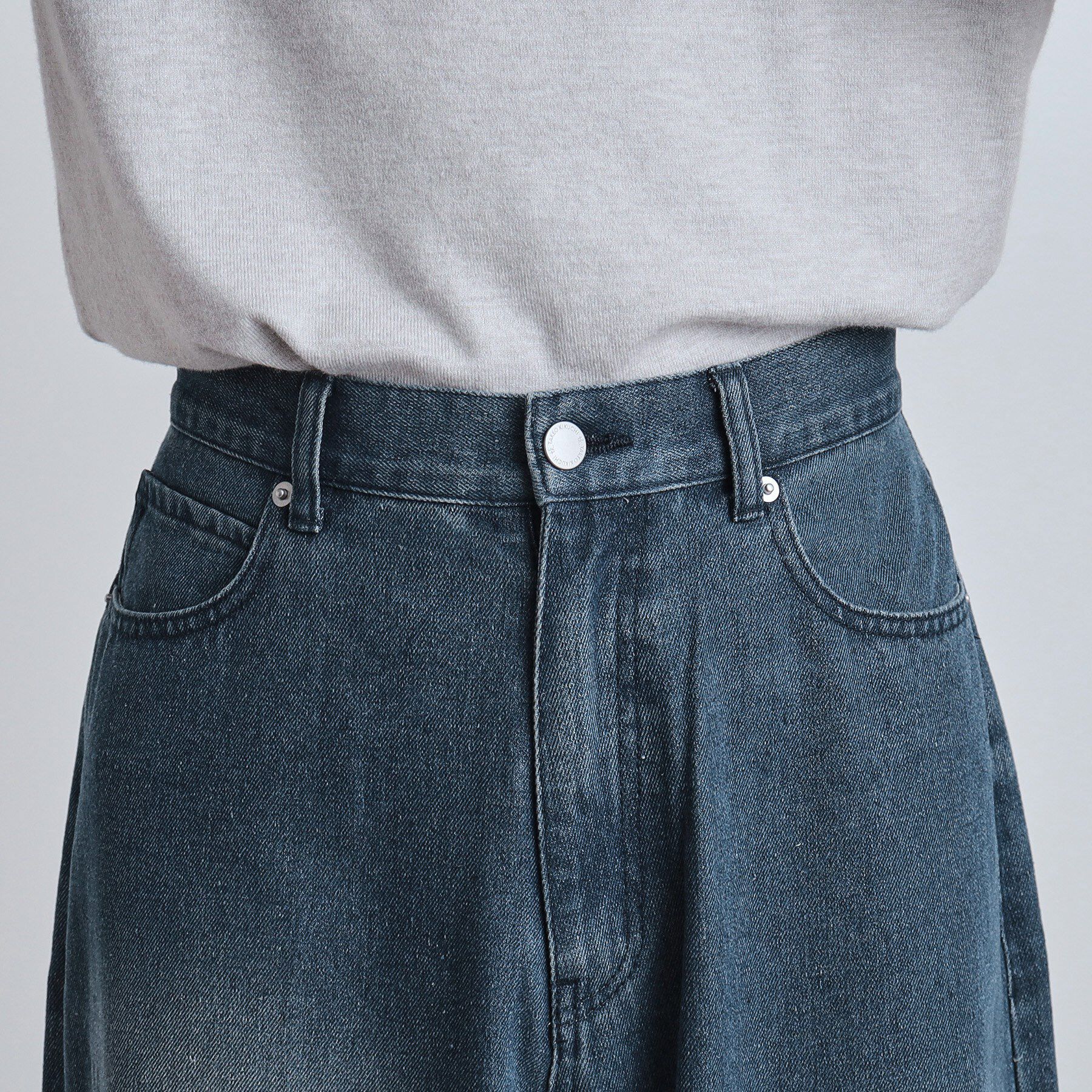 tk.TAKEO KIKUCHI「スーパーワイドバギーデニムパンツ」|デニム|