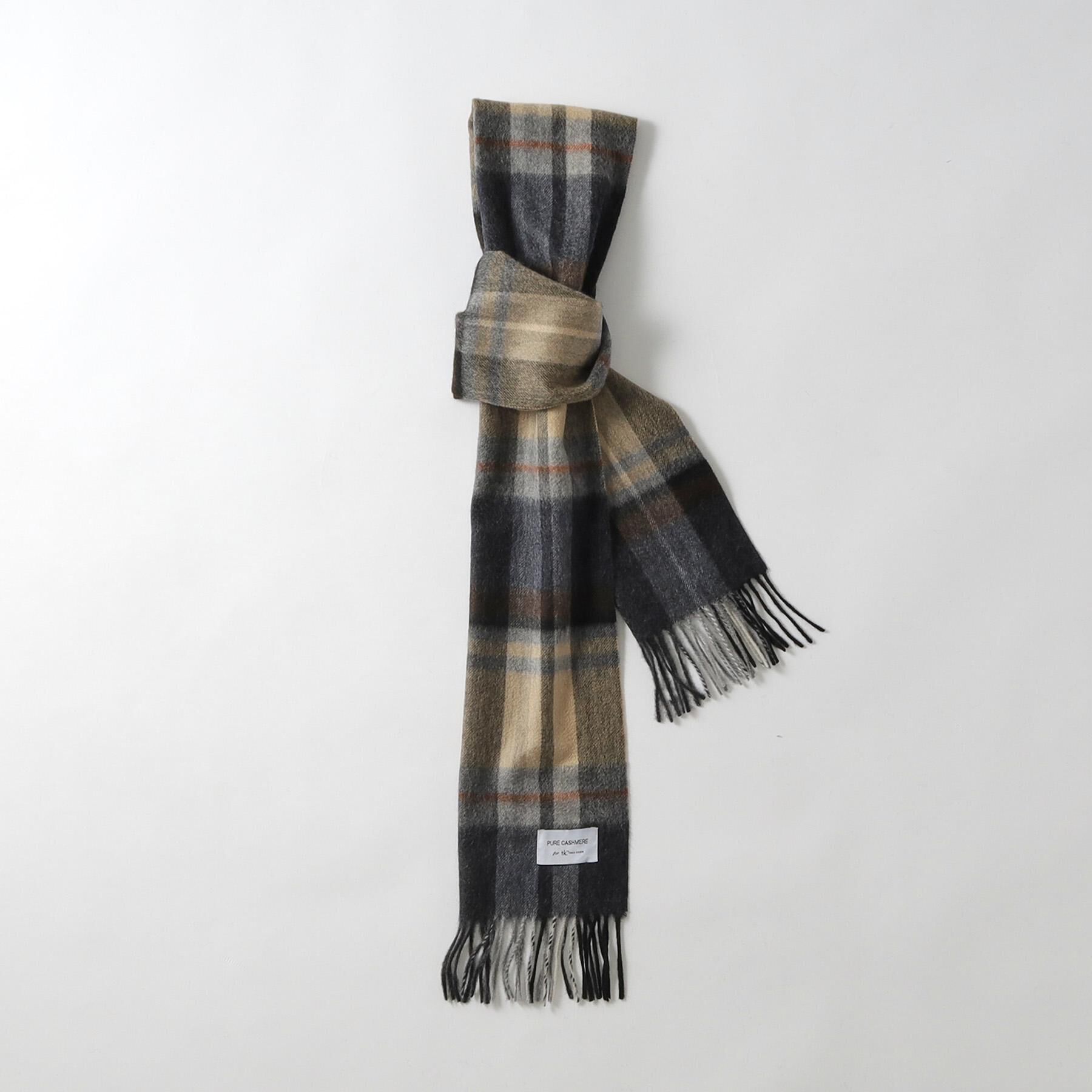 tk.TAKEO KIKUCHI「カシミヤチェックマフラー」|ストール|