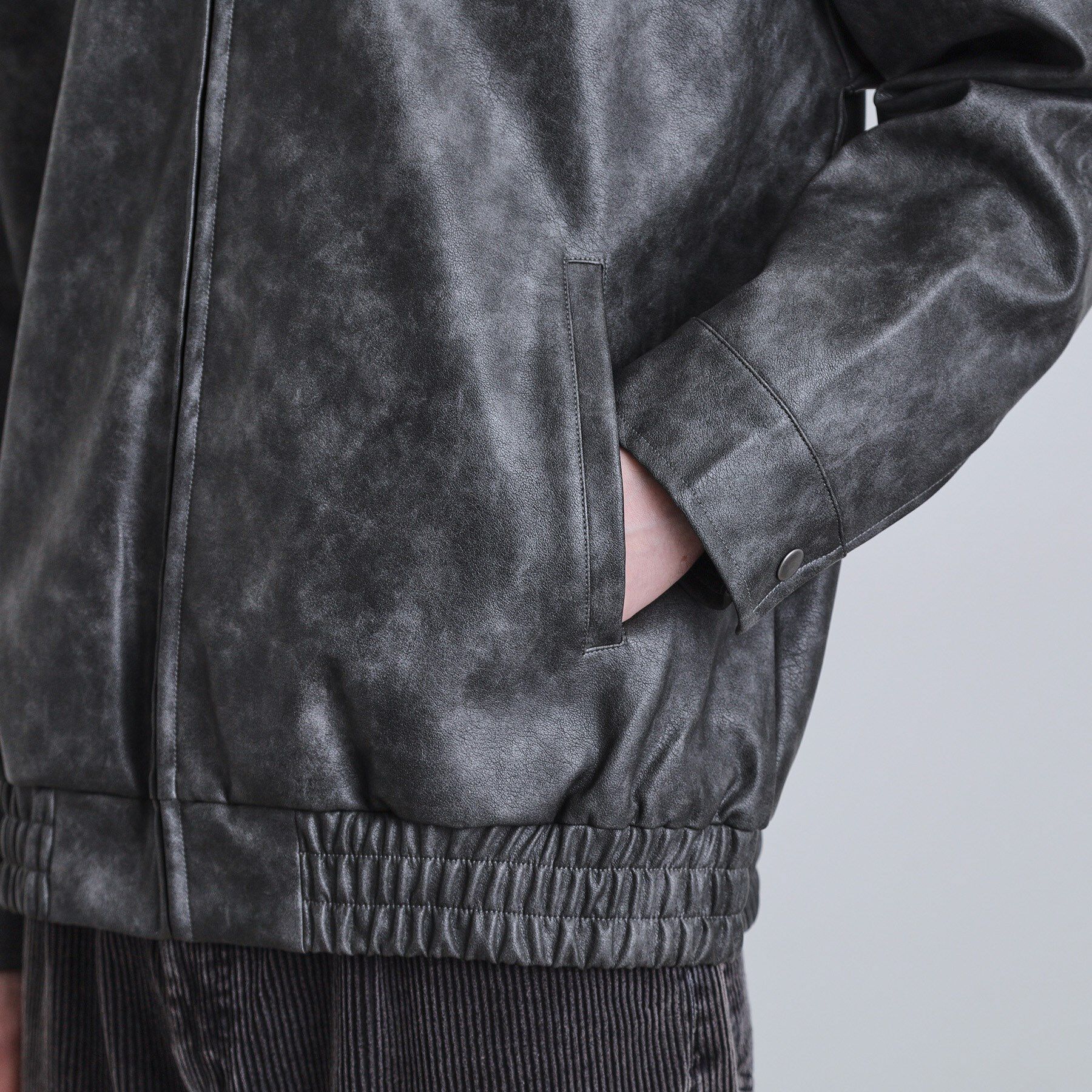 tk.TAKEO KIKUCHI「ヴィンテージライクドロップショルダージップブルゾン」|ブルゾン・スタジャン|