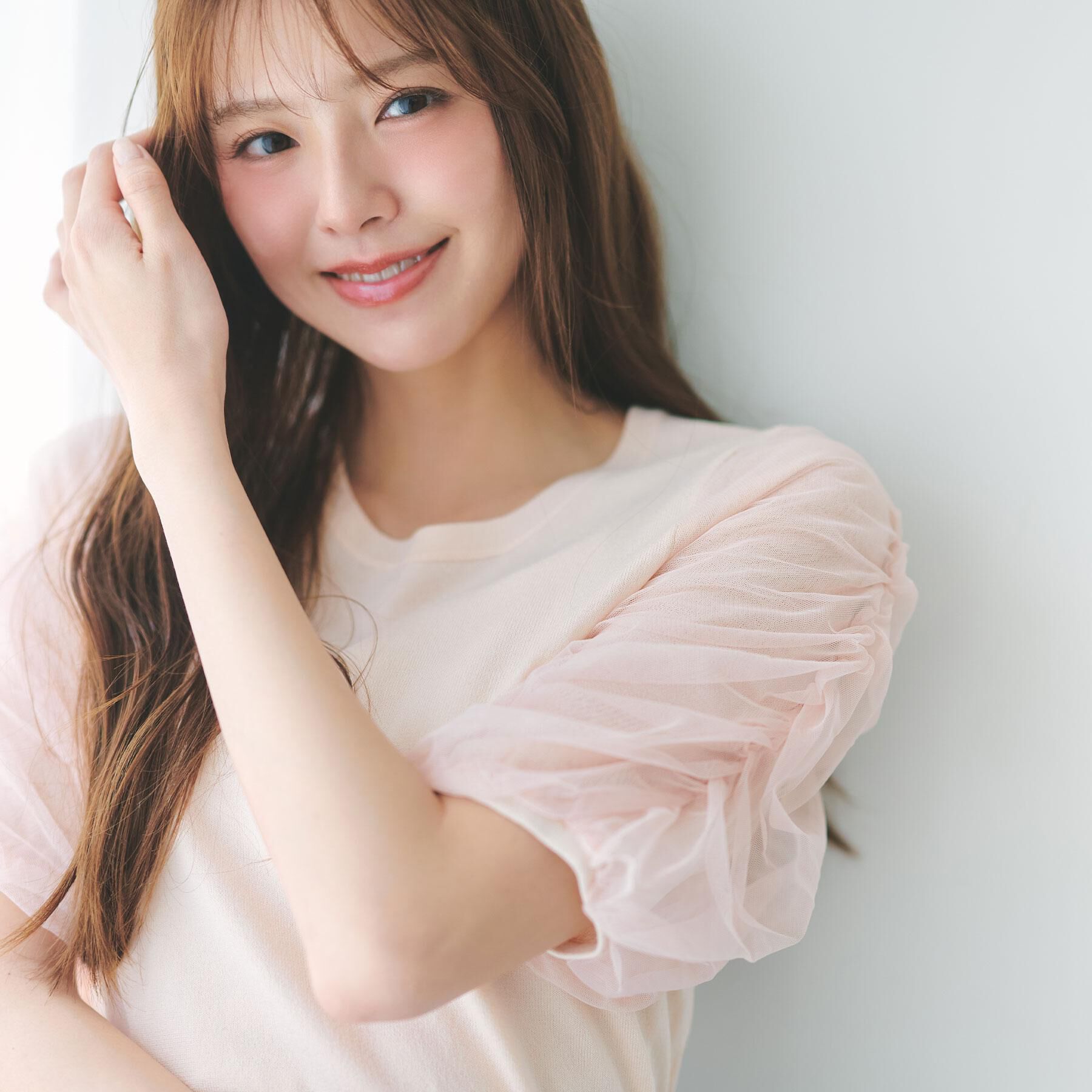 index「ギャザーチュールスリーブニット【洗濯機OK/坑ピル】」|ニット・セーター|