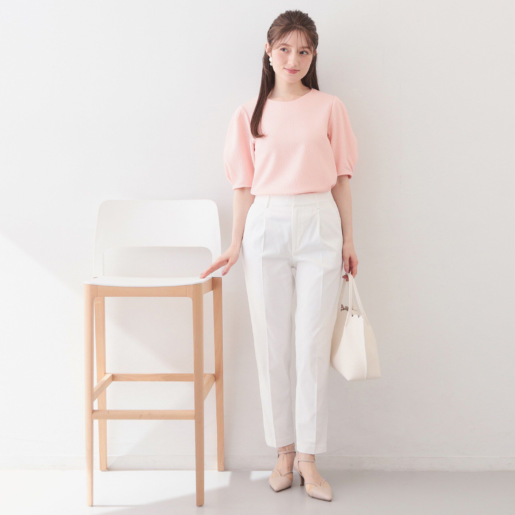 index「タックパフトップス【洗濯機OK/UVケア/接触冷感】」|Tシャツ・カットソー|