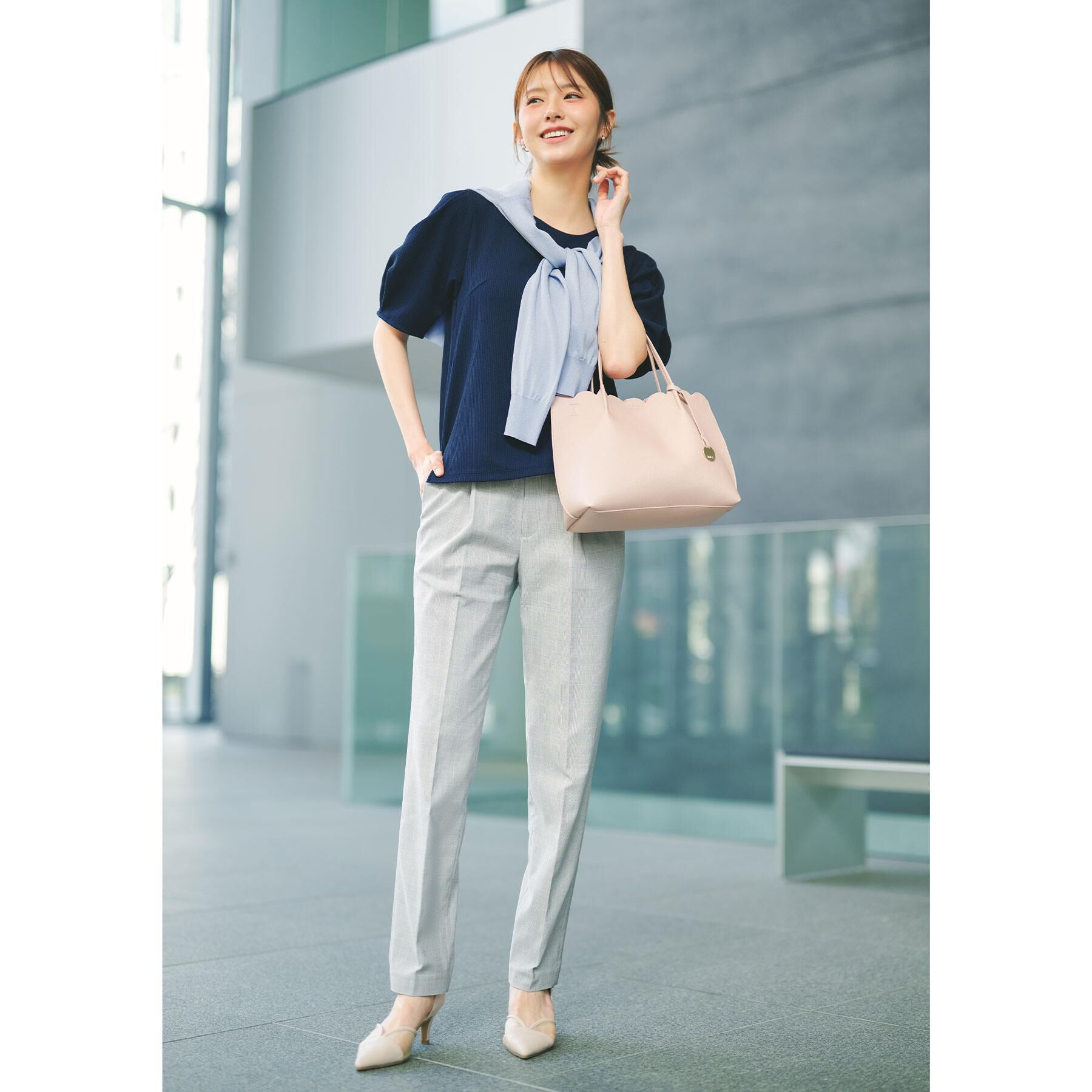 index「タックパフトップス【洗濯機OK/UVケア/接触冷感】」|Tシャツ・カットソー|