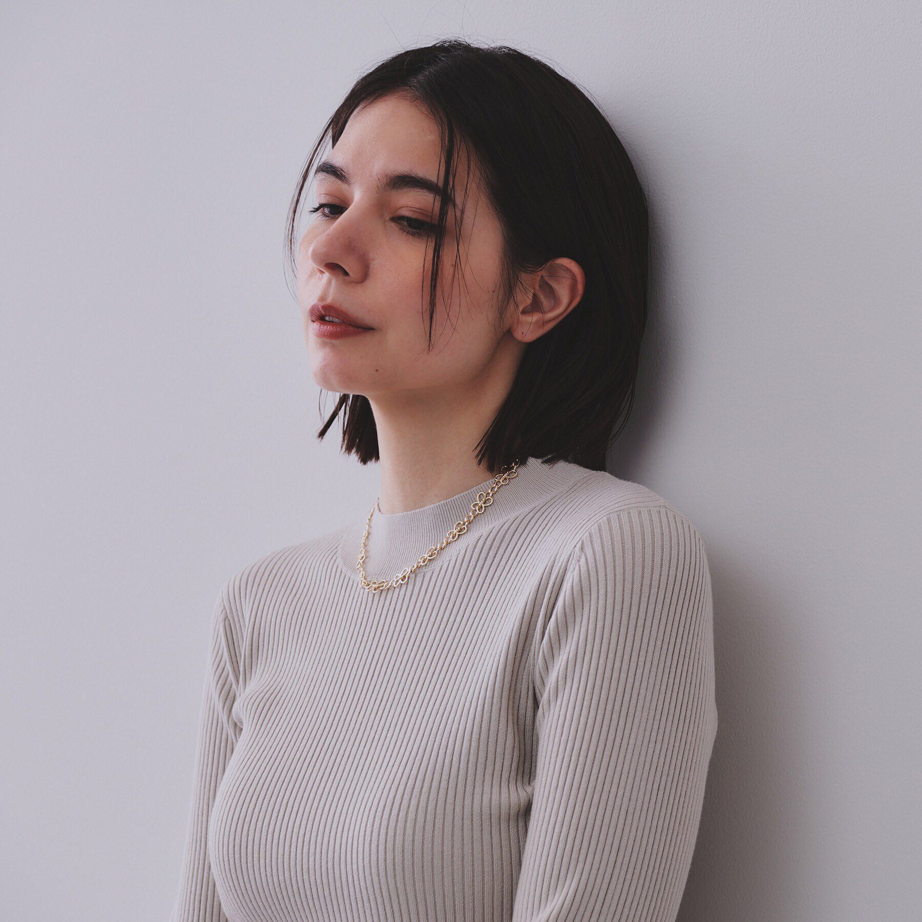 OPAQUE.CLIP「フラワーチェーンネックレス」|ネックレス|