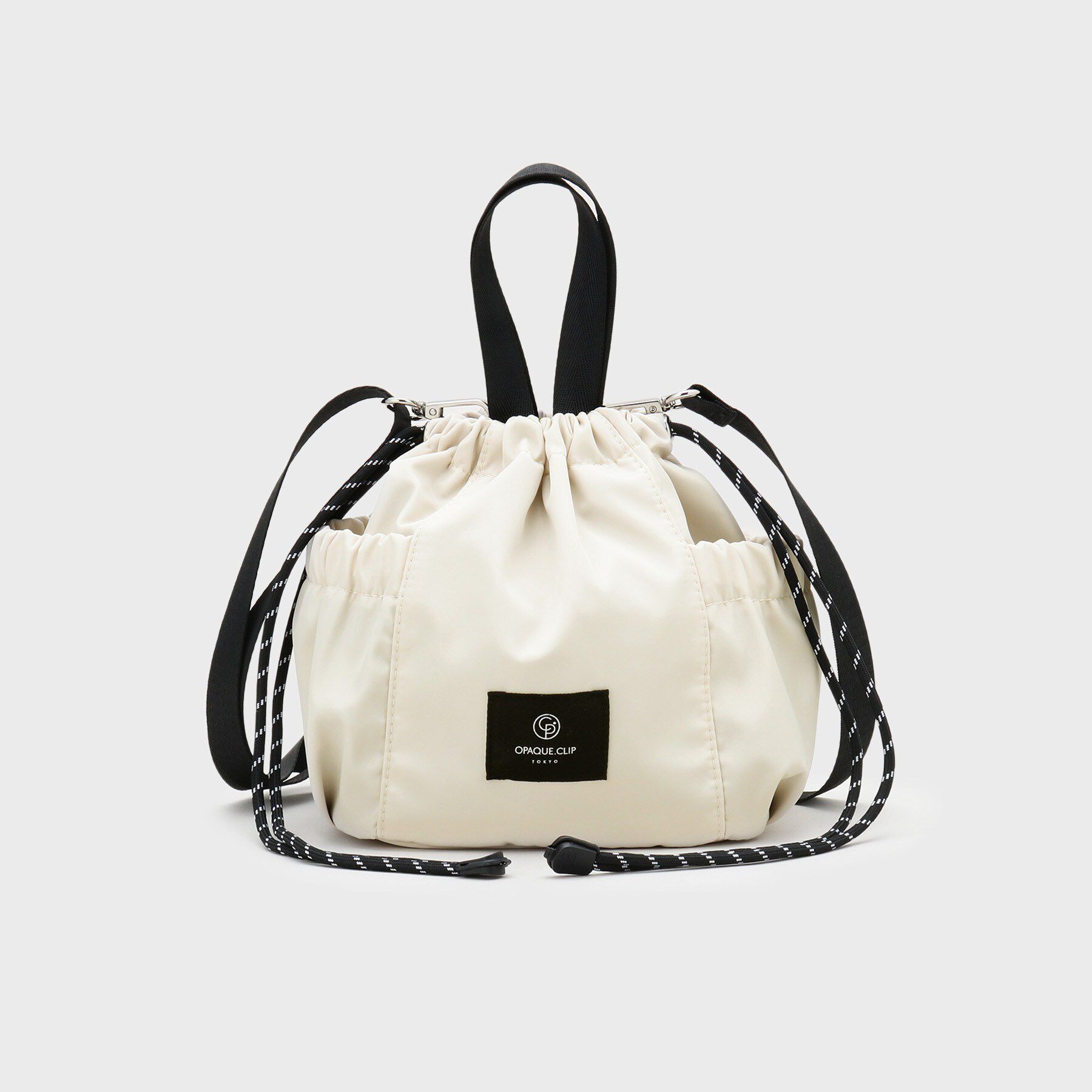 OPAQUE.CLIP「2WAYサイドポケット 巾着ミニショルダー」|ショルダー・メッセンジャー|