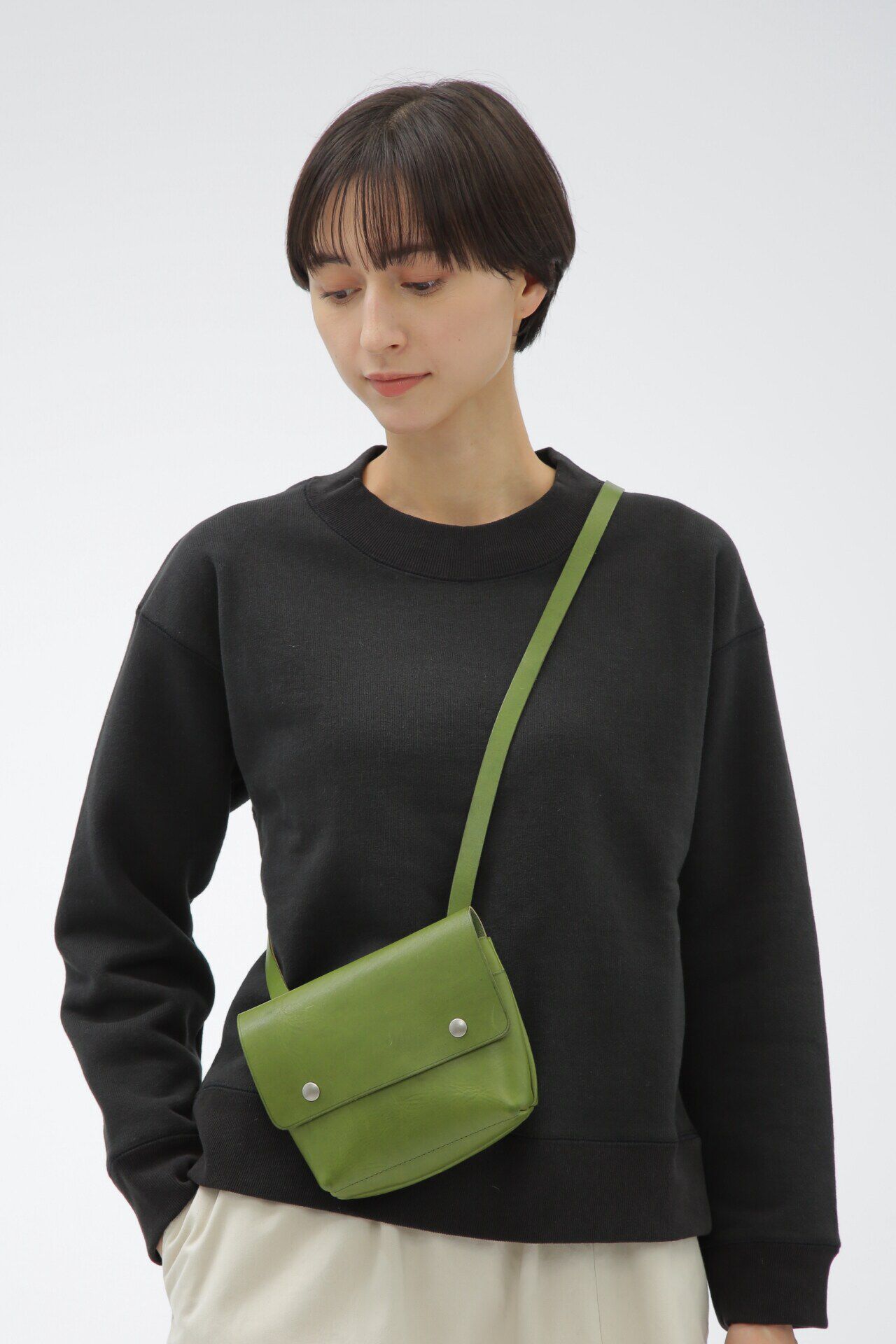 MHL.「TOUGH LEATHER」|その他|APPLE GREEN4
