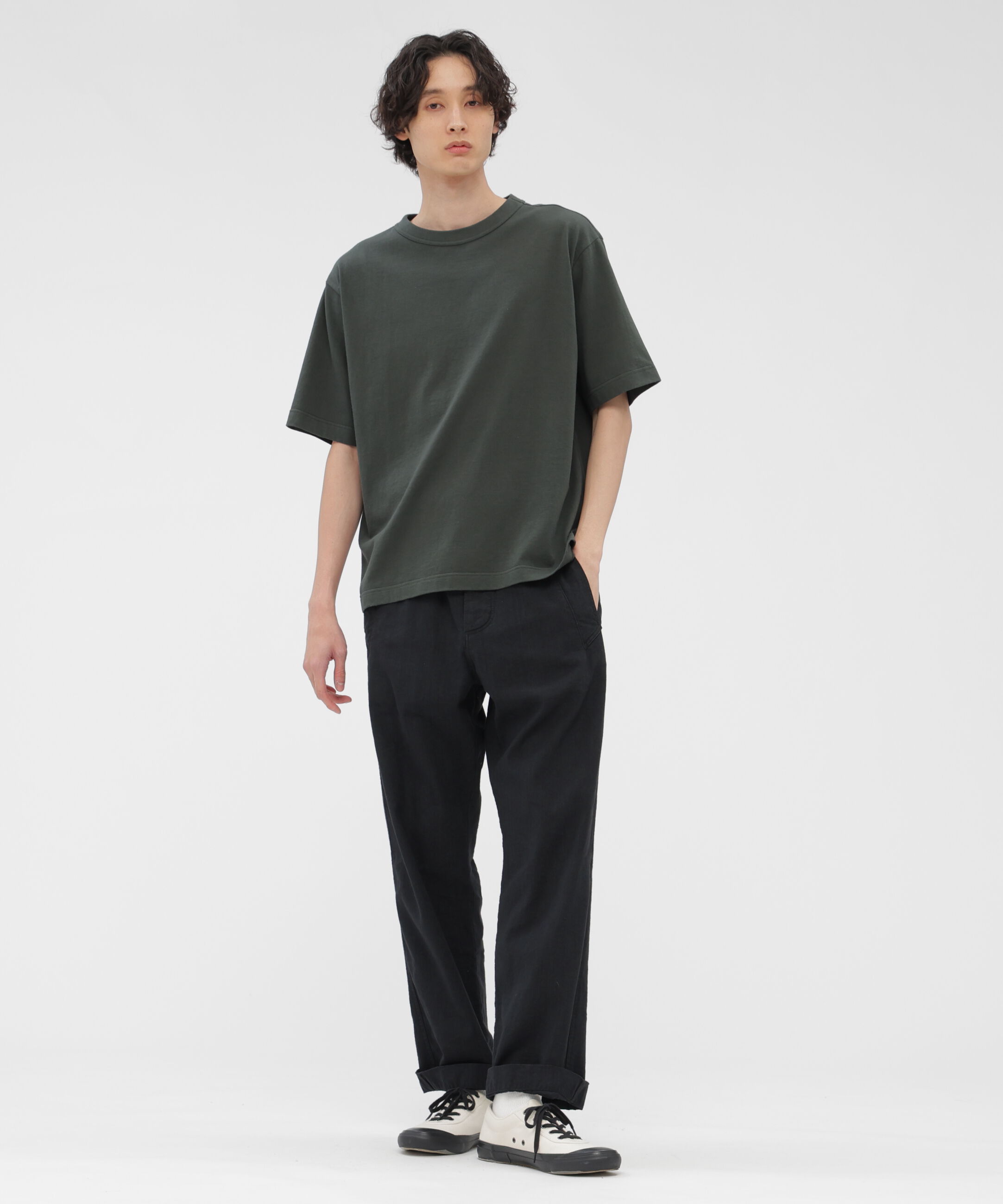 MHL.「FADED LINEN COTTON PLAINWEAVE TROUSERS」|その他|