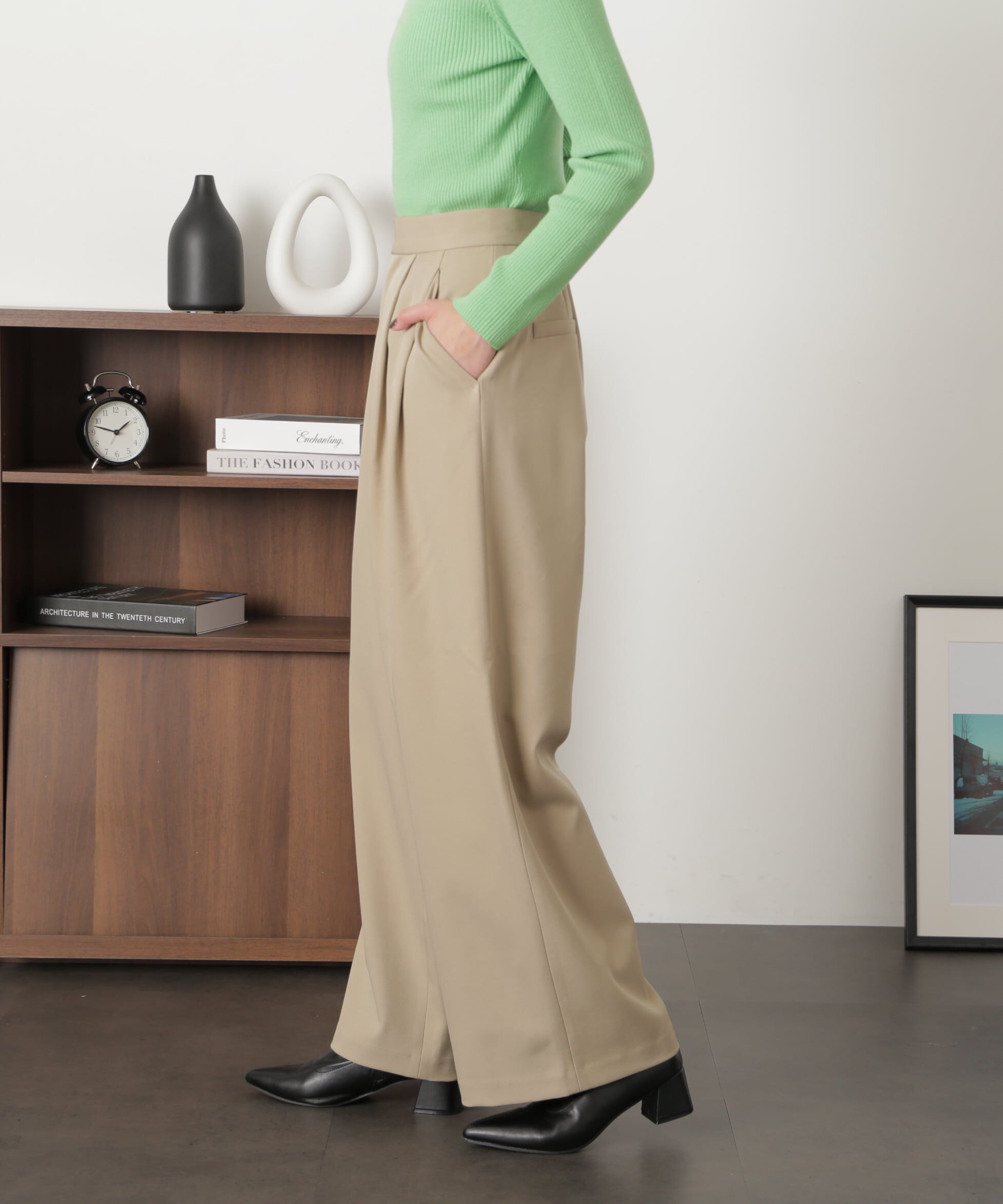  「2タックセミワイドパンツ」|その他|