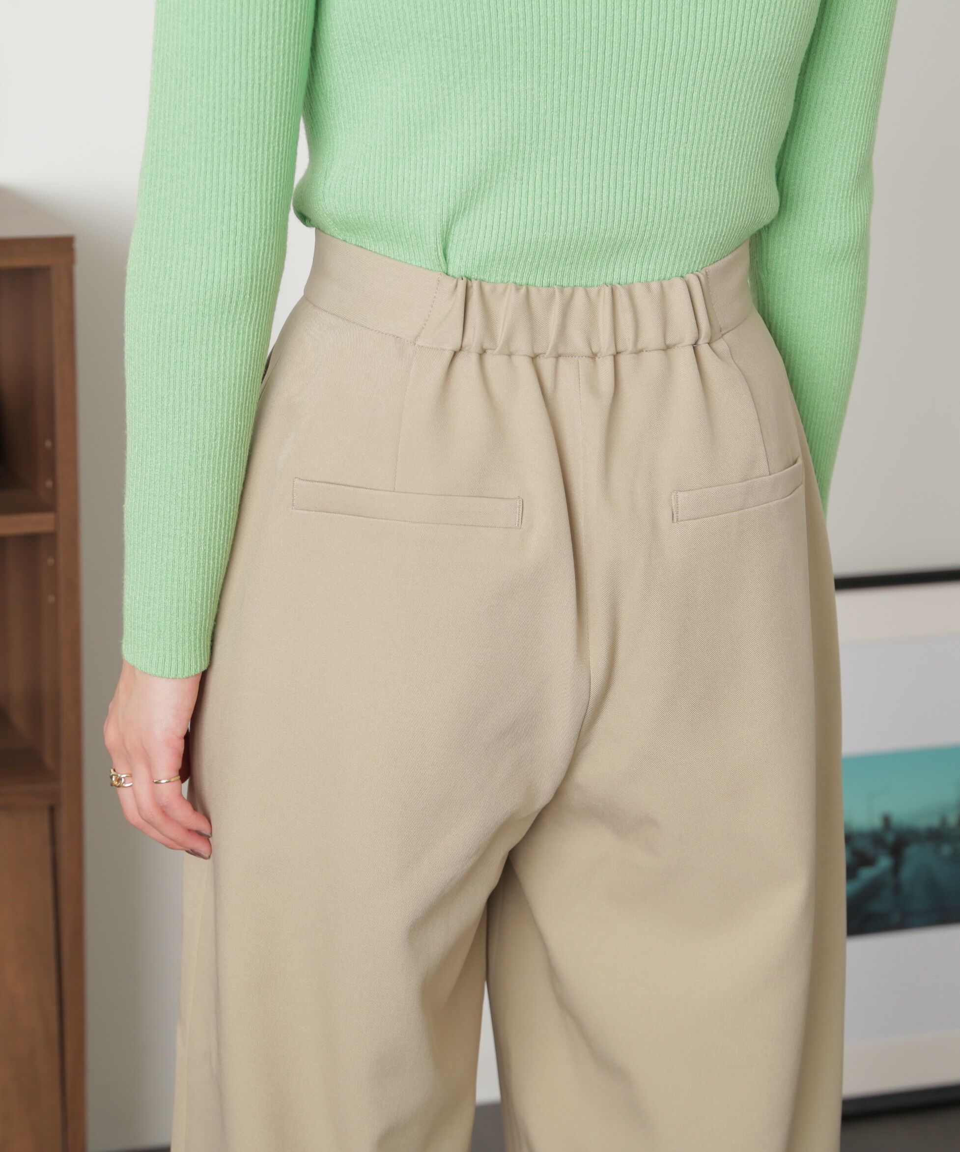  「2タックセミワイドパンツ」|その他|