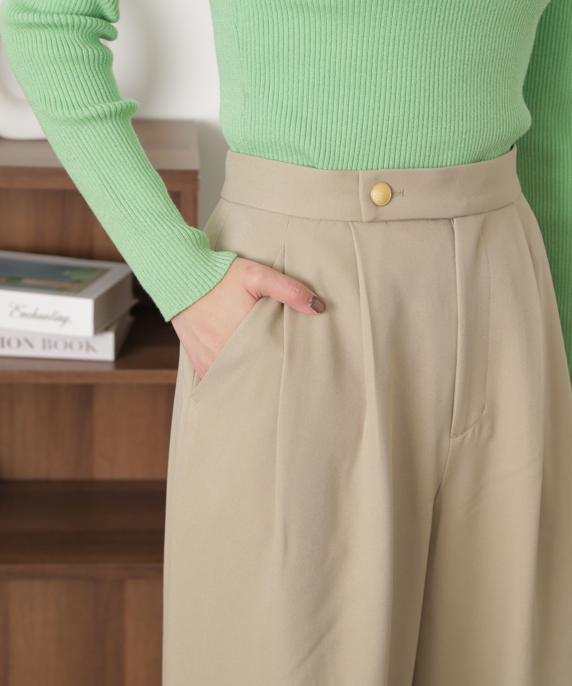  「2タックセミワイドパンツ」|その他|