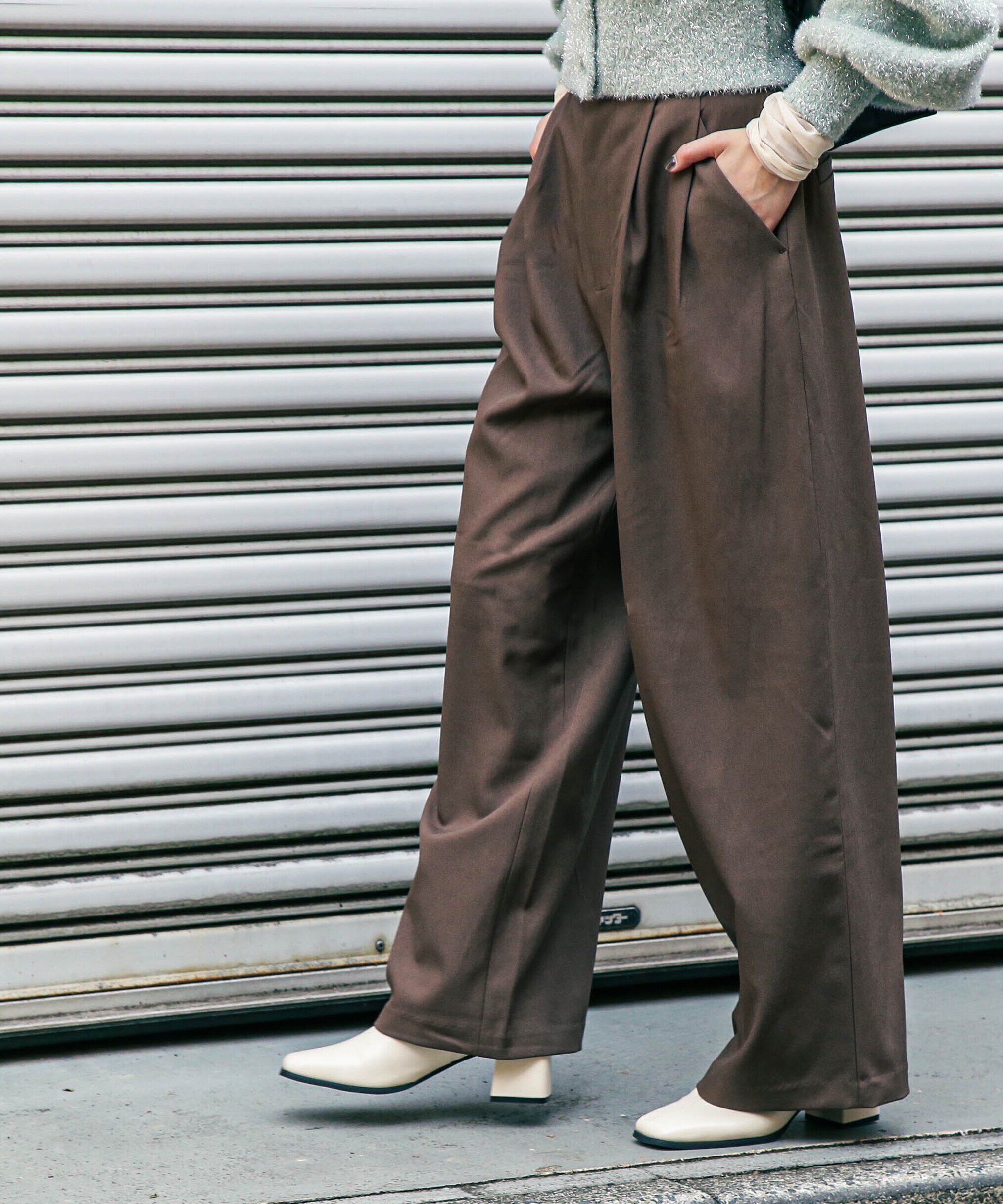  「2タックセミワイドパンツ」|その他|