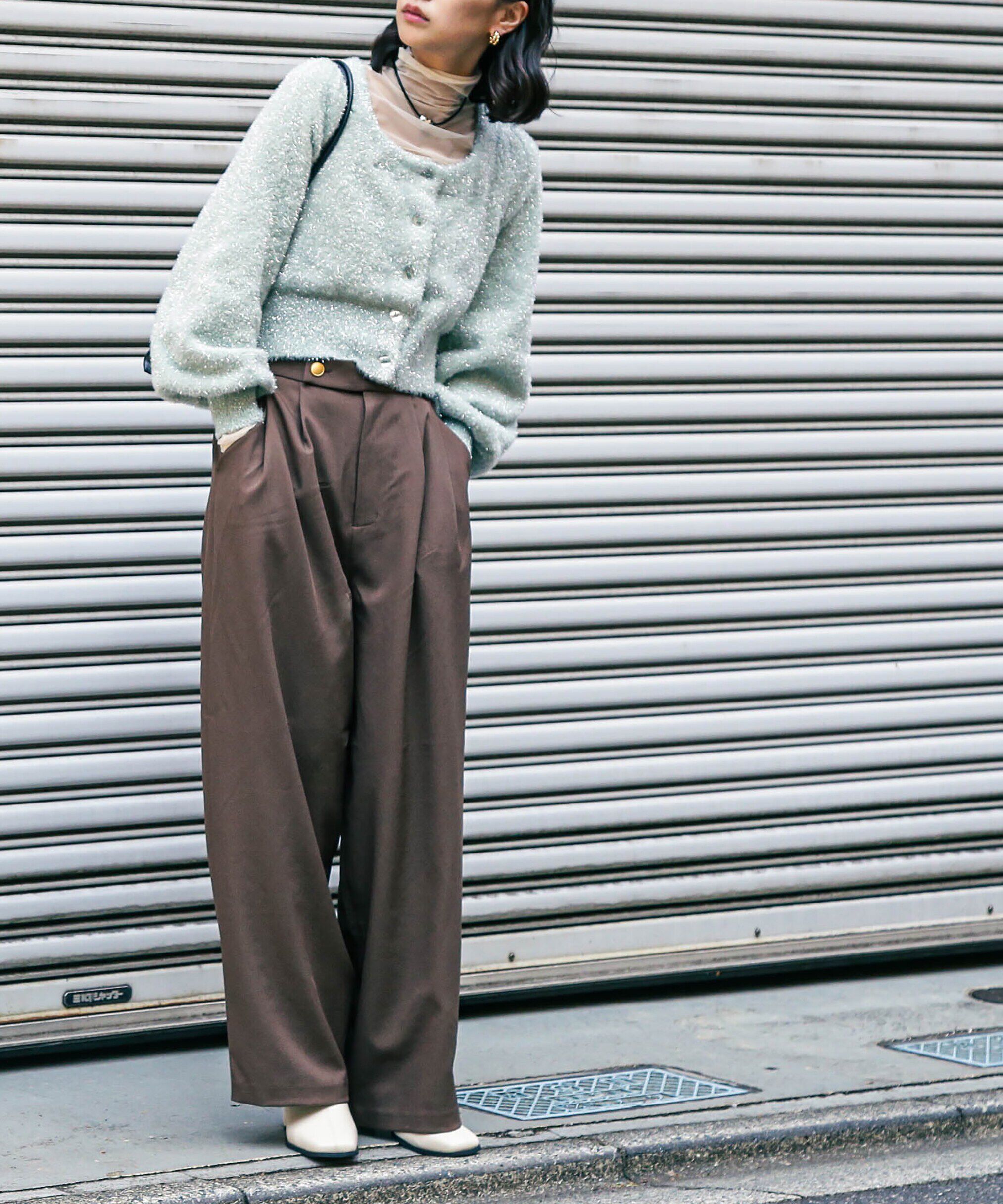  「2タックセミワイドパンツ」|その他|