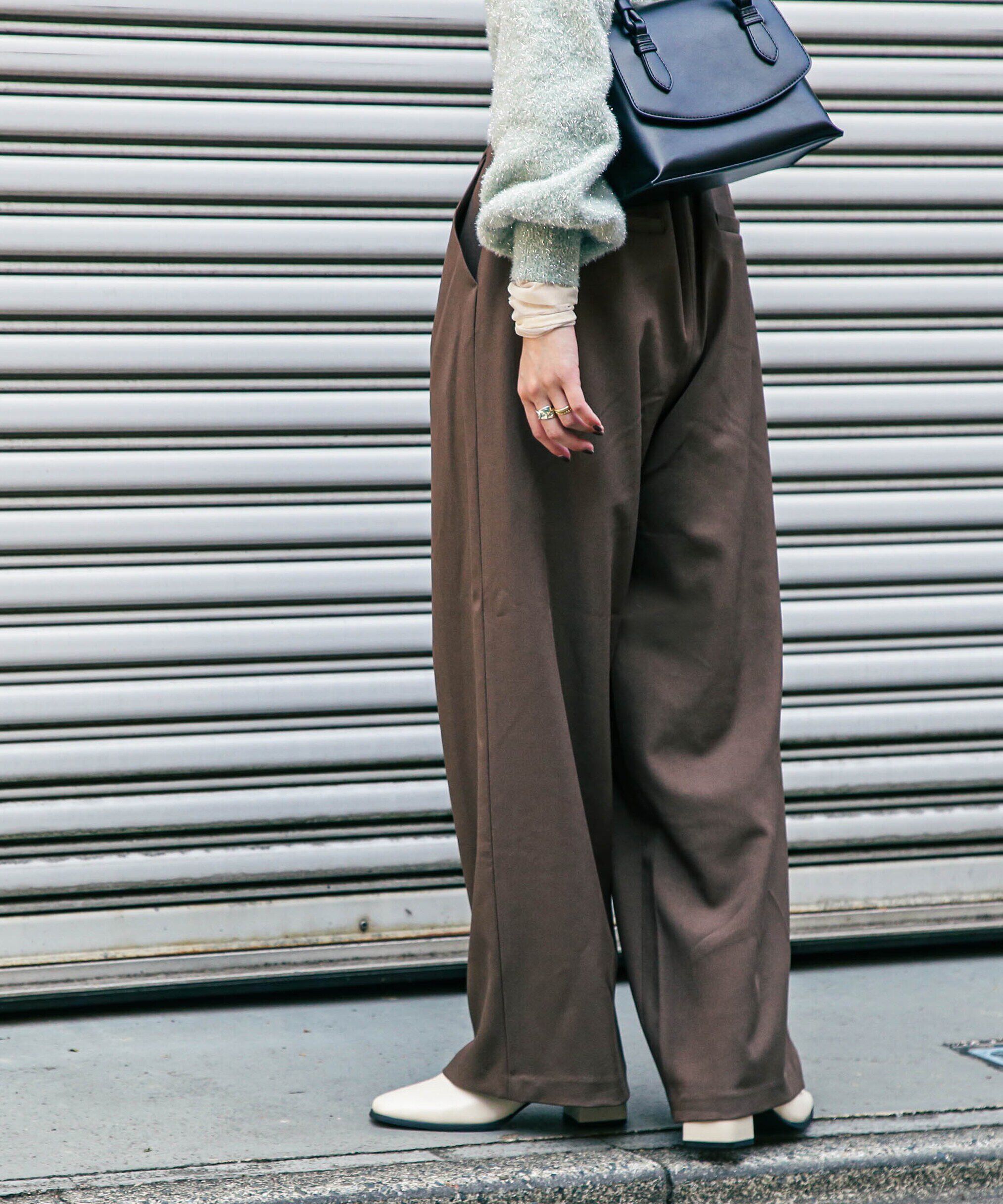  「2タックセミワイドパンツ」|その他|