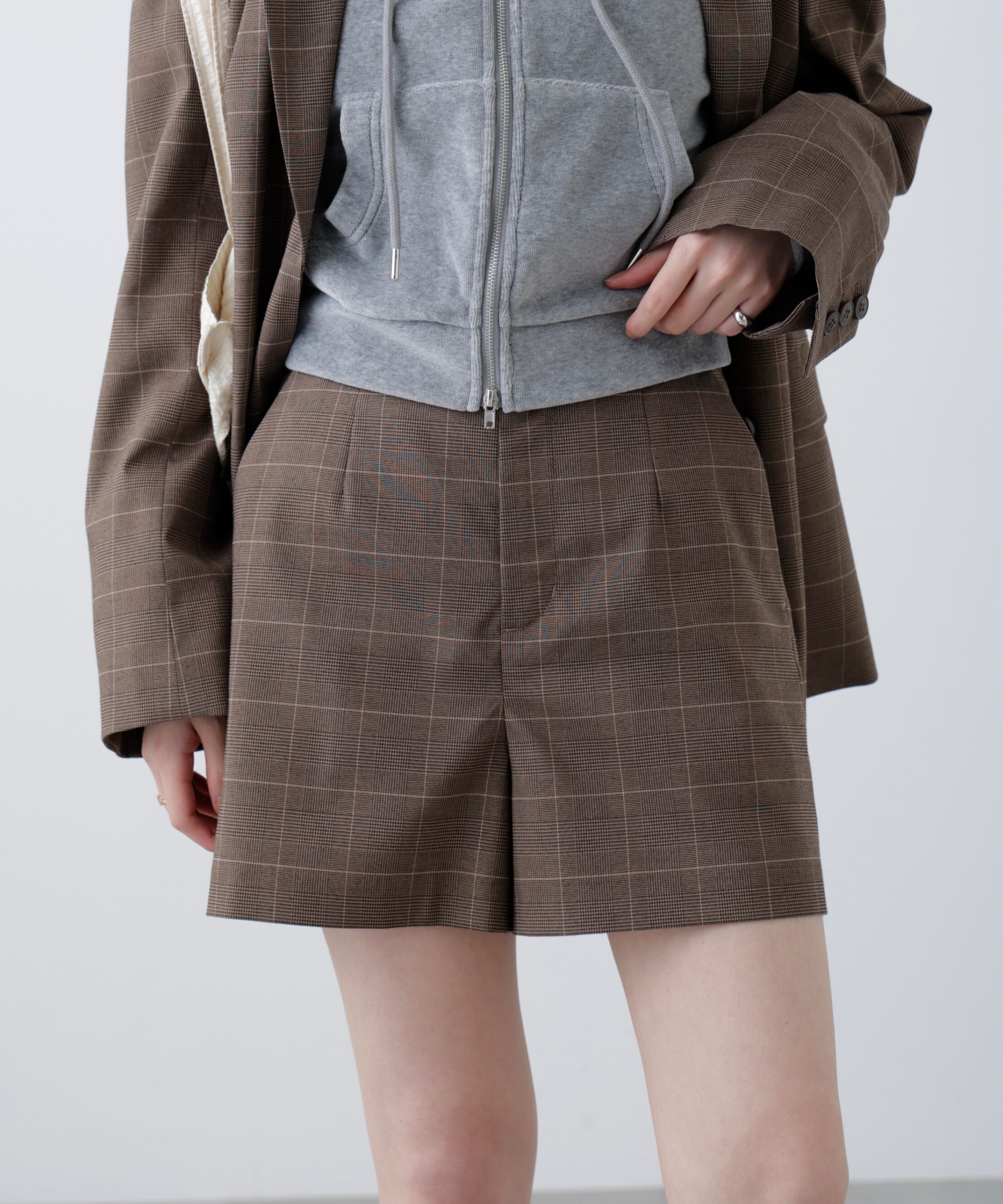  「〈セットアップ対応〉ハイウエストショートパンツ」|その他|