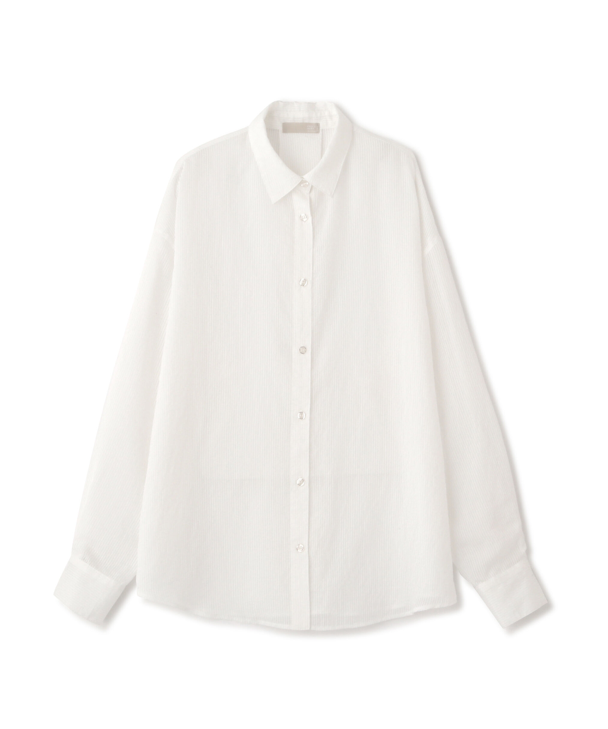  「シアーストライプオーバーシャツ」|シャツ・ブラウス|