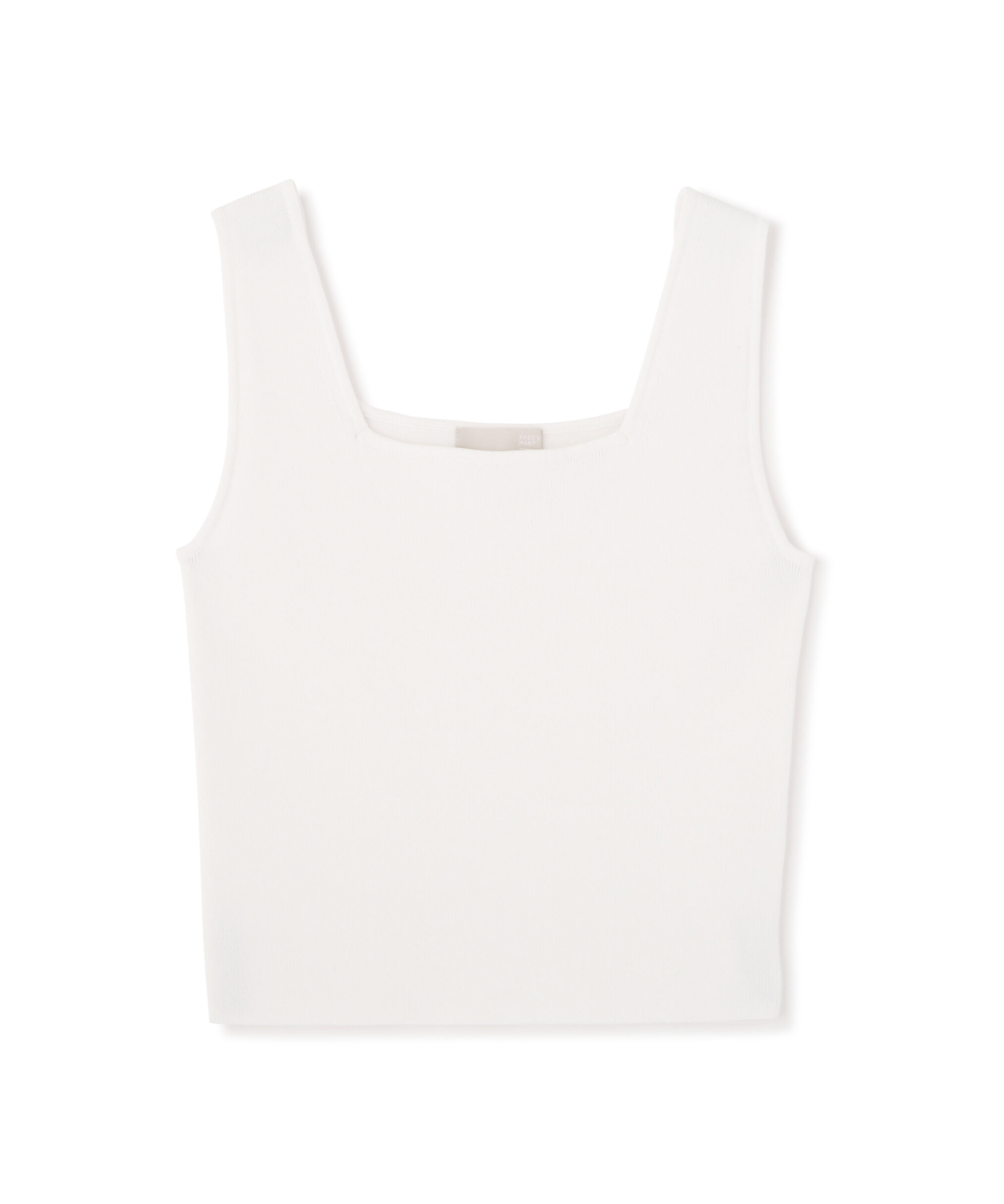  「総針スクエアネックタンクニット」|ニット・セーター|