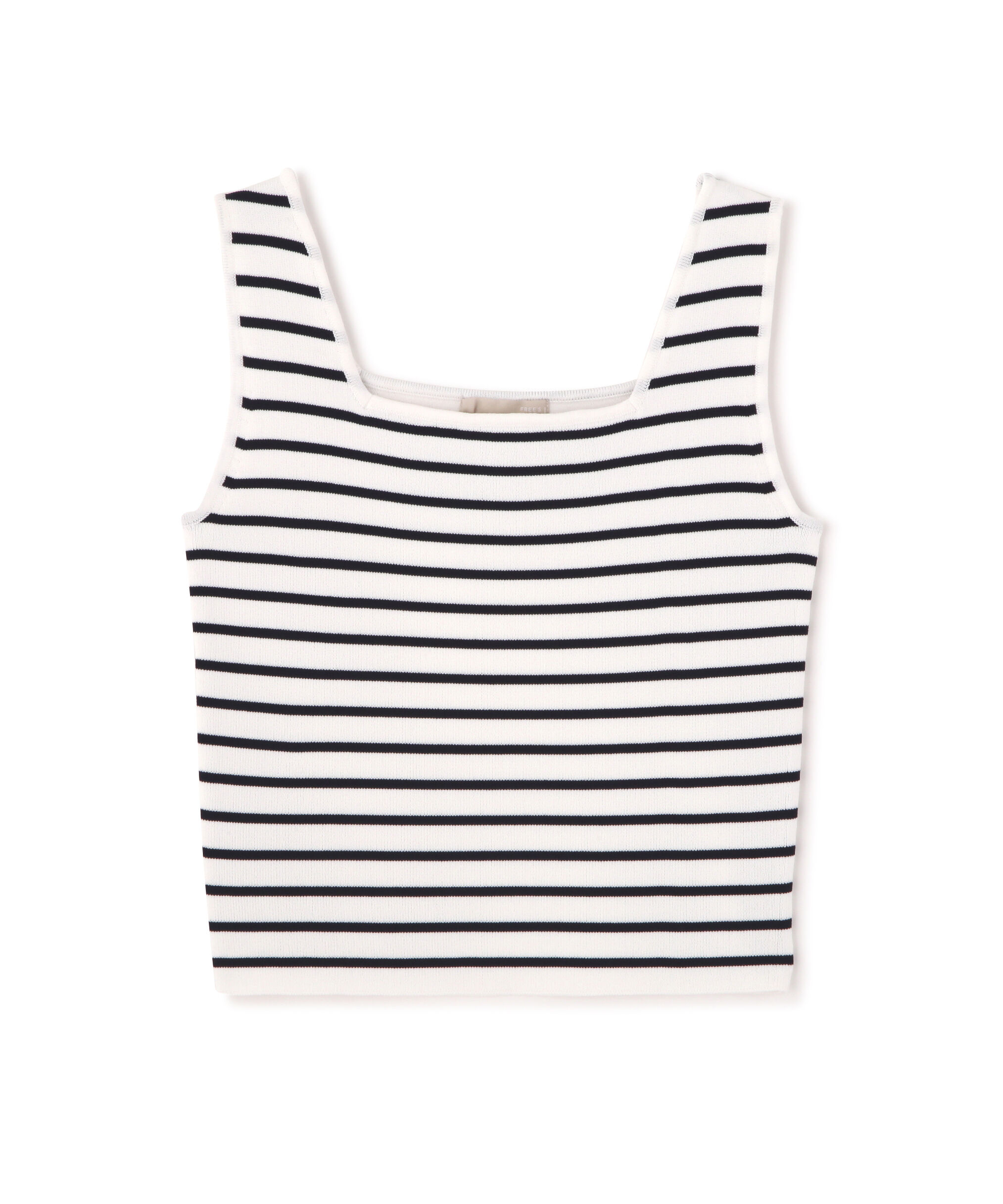  「総針スクエアネックタンクニット」|ニット・セーター|