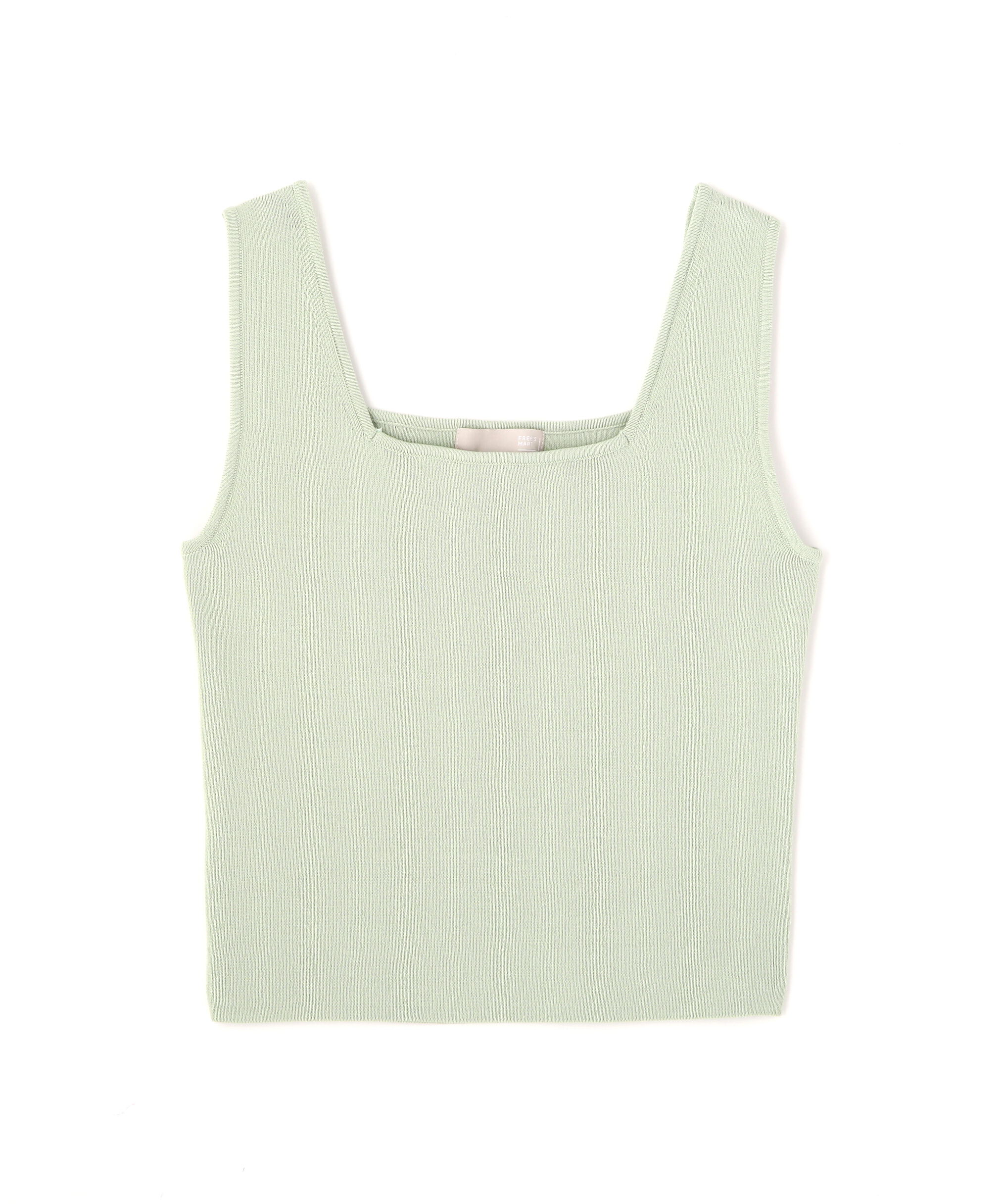  「総針スクエアネックタンクニット」|ニット・セーター|