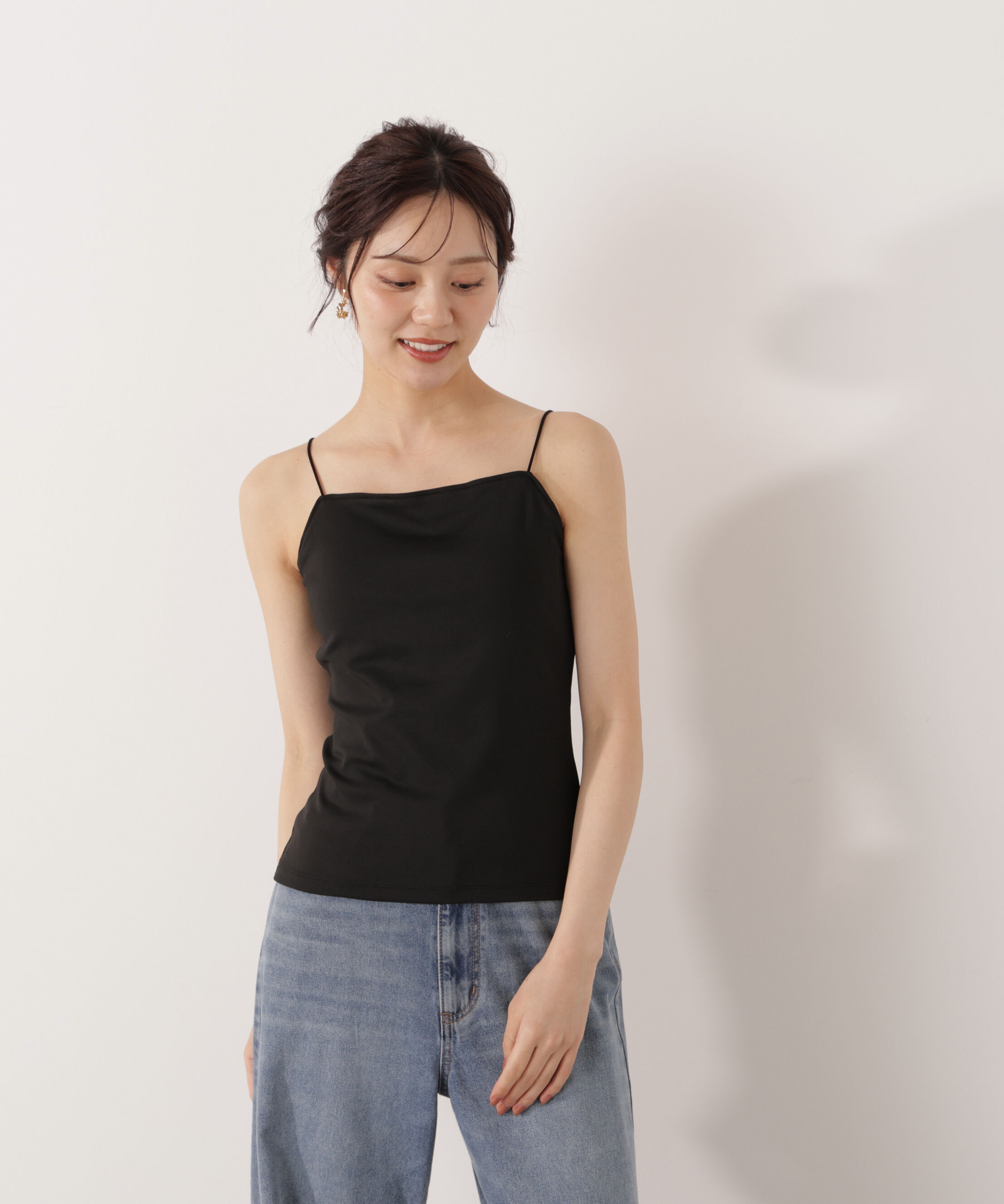 PROPORTION BODY DRESSING「ちら見えガード安心カップ付キャミソール　26SS」|Tシャツ・カットソー|